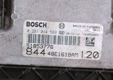 ECU CHEVROLET AVEO OPEL 0281015569 96950947 EDC16C39