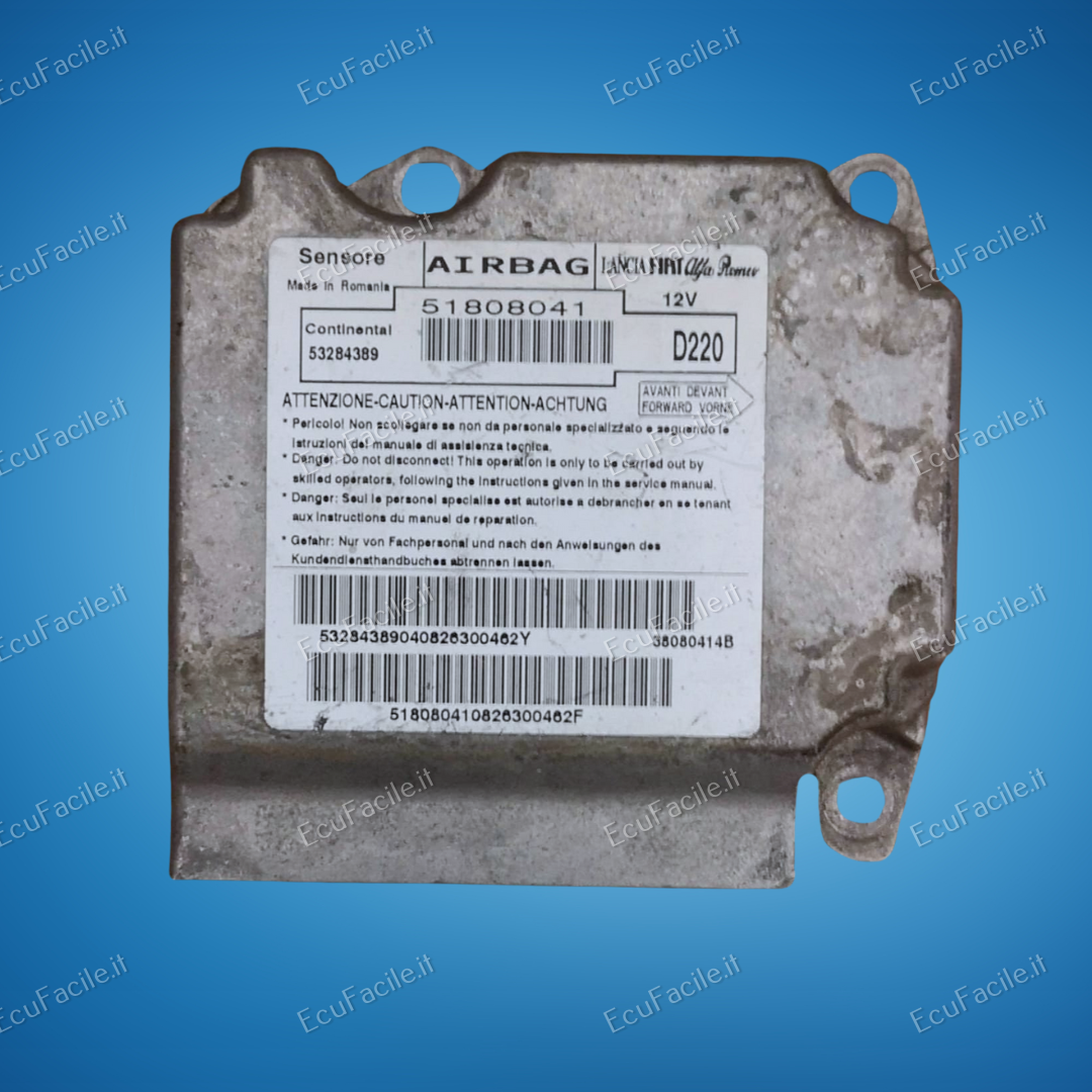 ECU Lancia Delta - 51808041 Siemens 53284389 - FIAT BRAVO