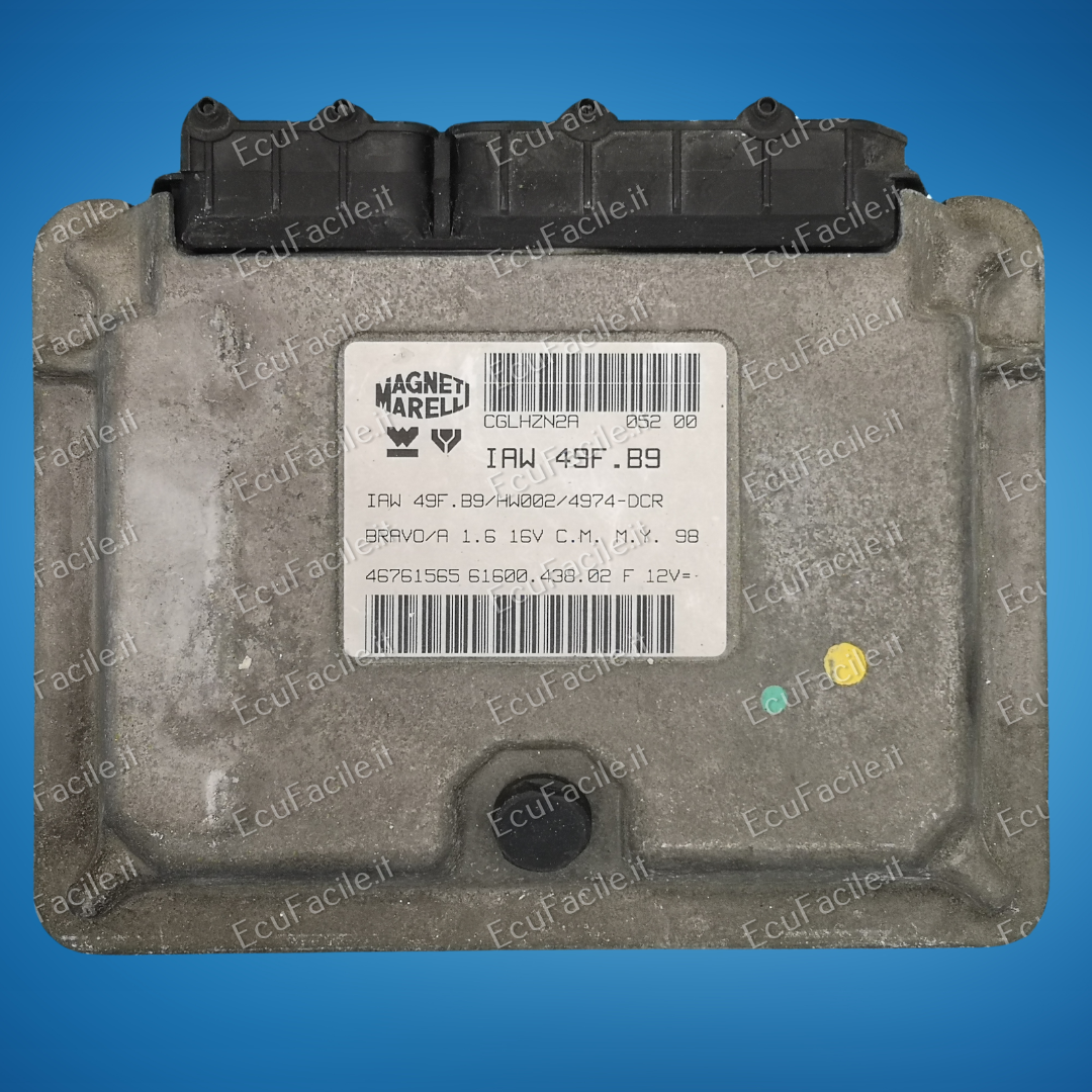 ECU FIAT BRAVA BRAVO 1.6 HW002 46744739 IAW49F.B9