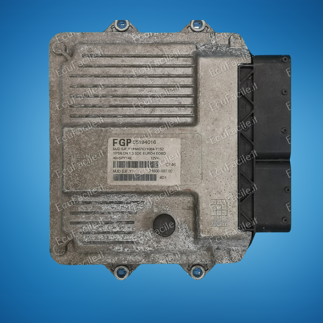 ECU Lancia Ypsilon 1.3 JTD Magneti Marelli 55194016 MJD 6JF.Y1 HW01C