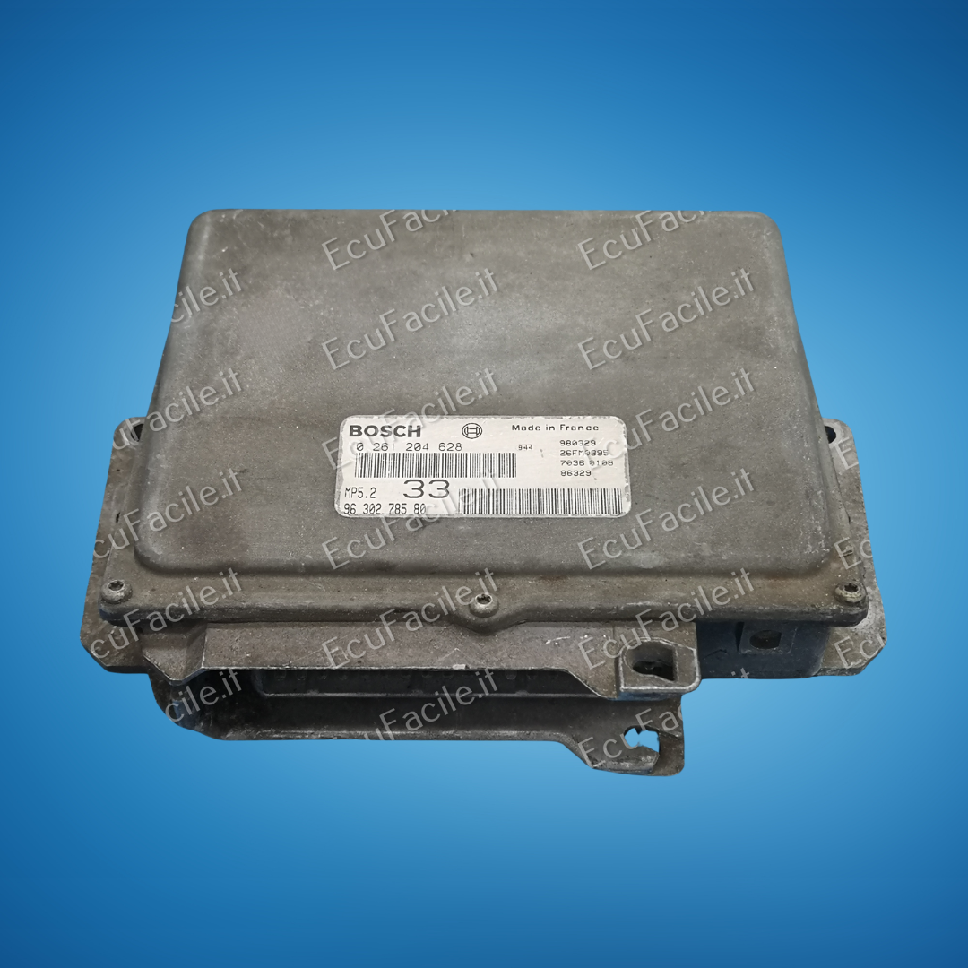 ECU PEUGEOT 306 1.6 BOSCH 0261204628 9630278580 MP5.2