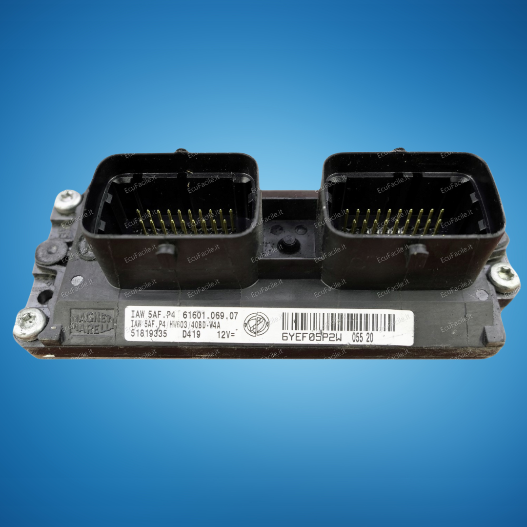 Ecu iaw5af.p4 iaw 5af p4 motore fiat grande punto IAW 5AF.P4 HW603 51819335