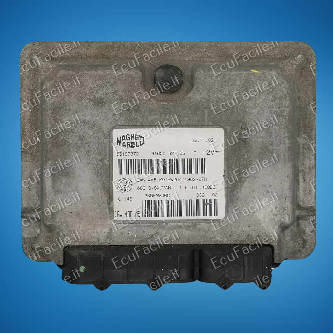 Ecu 55187372 fiat seicento IAW 4AF.M9 1.1 8V 2005 - 2009  HW204