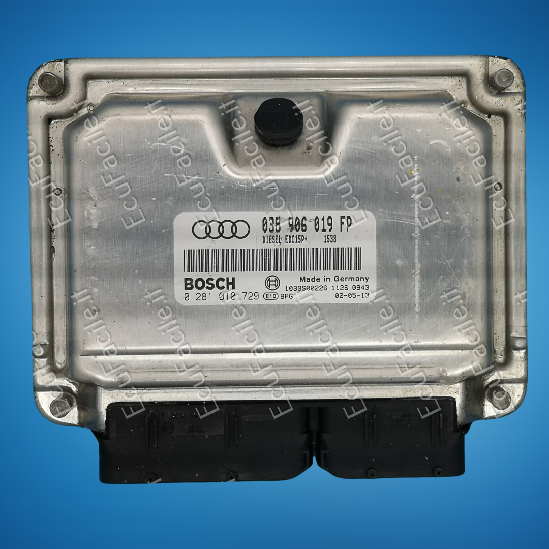 Centralina ECU Motore Audi A4 / VW 1.9 TDI | BOSCH EDC15P+ | 0281010729 | 038906019FP