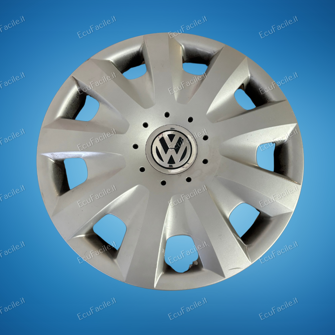 Cerchione VW Volkswagen Touran 1T Ruota Orlo Cover 38.1cm 1T0601147DWPU Originale