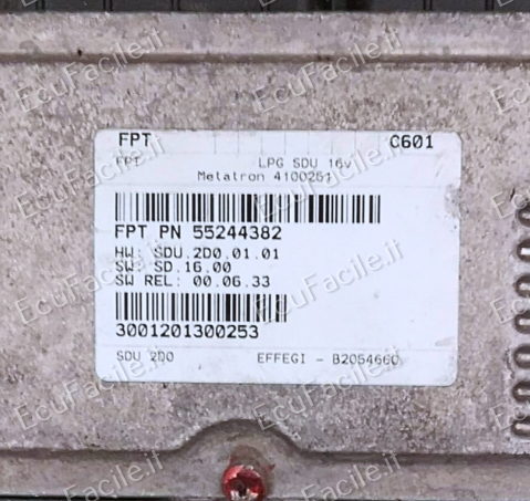 ECU LANCIA DELTA 55244382 METATRON 4100251 LPG SDU 16V