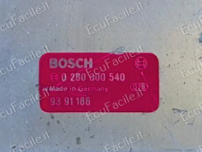 Centralina Motore ECU Saab 9000 2.0 Turbo 16V (1987-1988) – Bosch 0280000540 / 9391186
