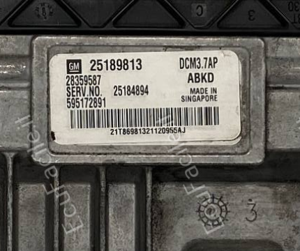 ECU OPEL ANTARA CAPTIVA 2.2 CDTI 25189813 DCM3.7AP 25184894