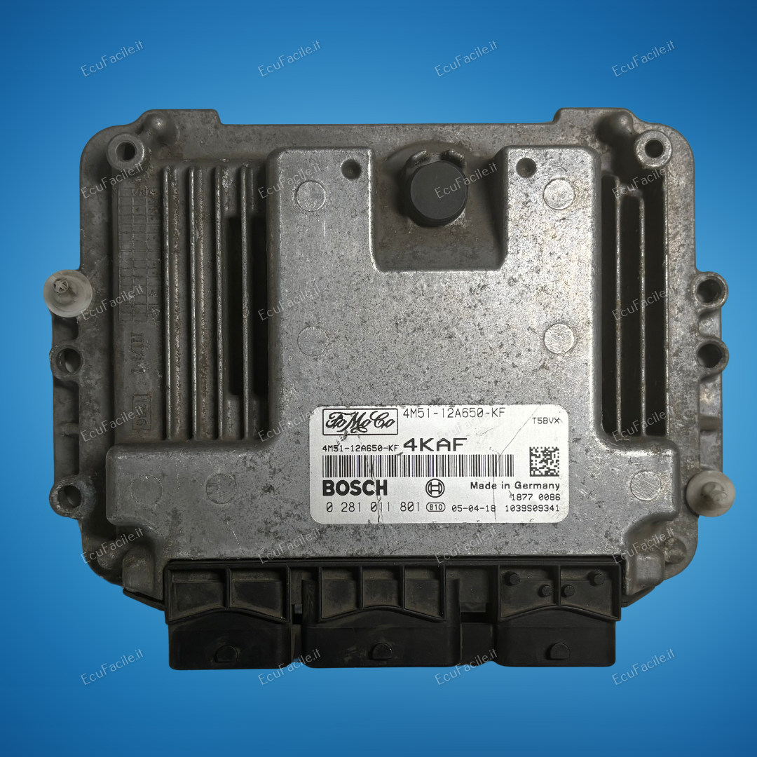 4KAE Ford Focus ECU 0281011801 4M51-12A650-KE 4M5112A650KE EDC 16C3-9.18