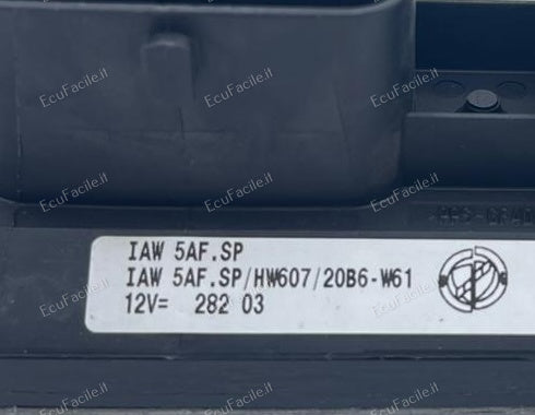 Ecu centralina fiat panda iaw 5af.sp pronta iaw 5af.sp hw607