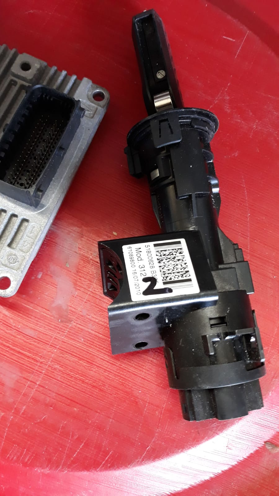 KIT ACCENSIONE AVVIAMENTO FIAT 500 1.2 51KW 3P B 5M 51875964 BODY 518895730 con blocchetto