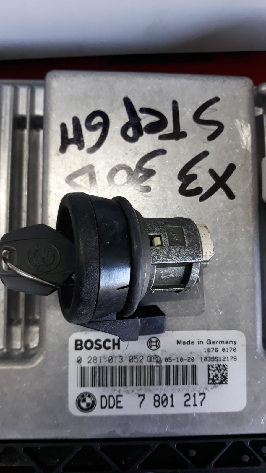 KIT Bmw X3 Motore ecu DDE7801217 EWS E83 3.0 D EDC16C35 0281013052 Immobilizer 613569419859 61.35-6941985.9