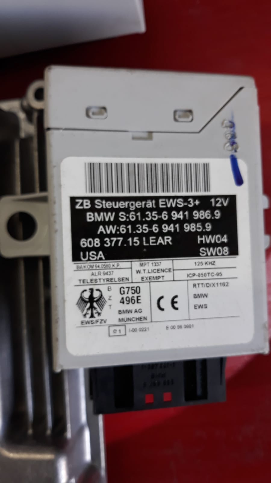 KIT Bmw X3 Motore ecu DDE7801217 EWS E83 3.0 D EDC16C35 0281013052 Immobilizer 613569419859 61.35-6941985.9