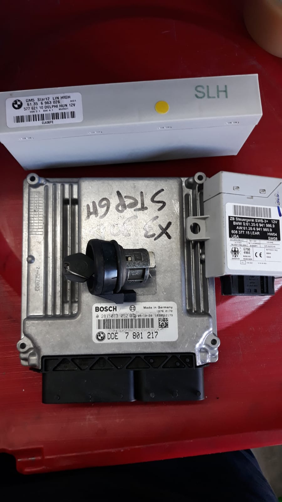 KIT Bmw X3 Motore ecu DDE7801217 EWS E83 3.0 D EDC16C35 0281013052 Immobilizer 613569419859 61.35-6941985.9