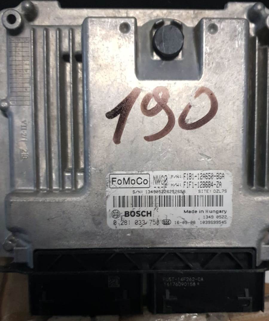 ECU FORD FOMOCO 0281033758 NWCO F1B1-12A650-BGA F1F1-12B684-ZA