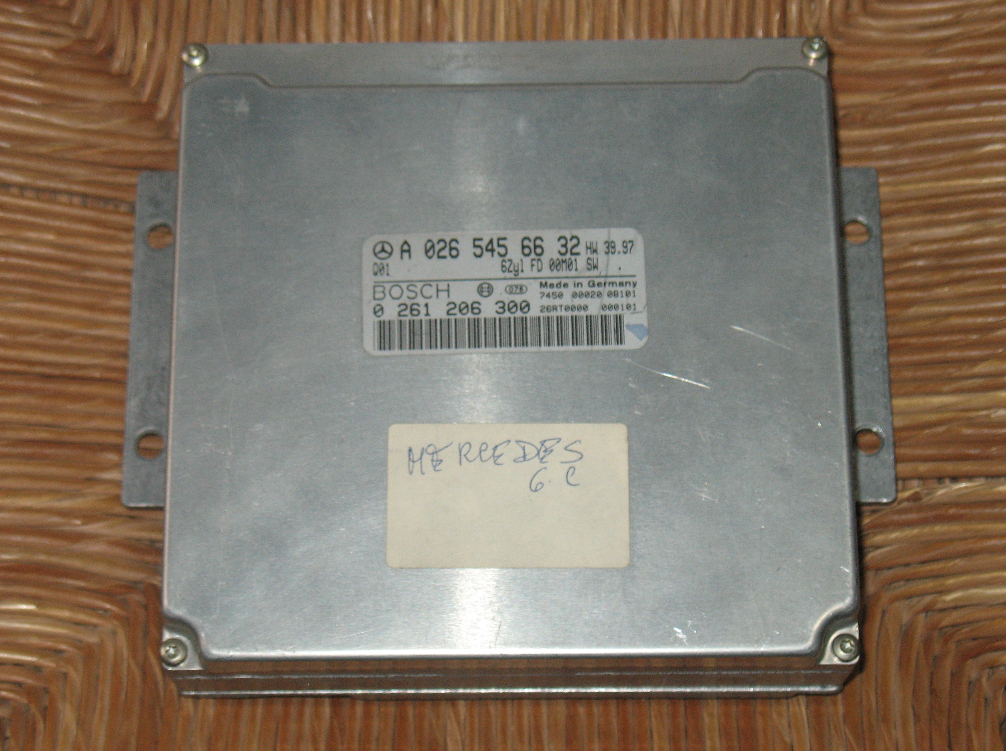 ECU CENTRALINA MOTORE MERCEDES W202 C280 W210 E320 W168 ML320 BOSCH 0261206300 A0265456632  0265456632