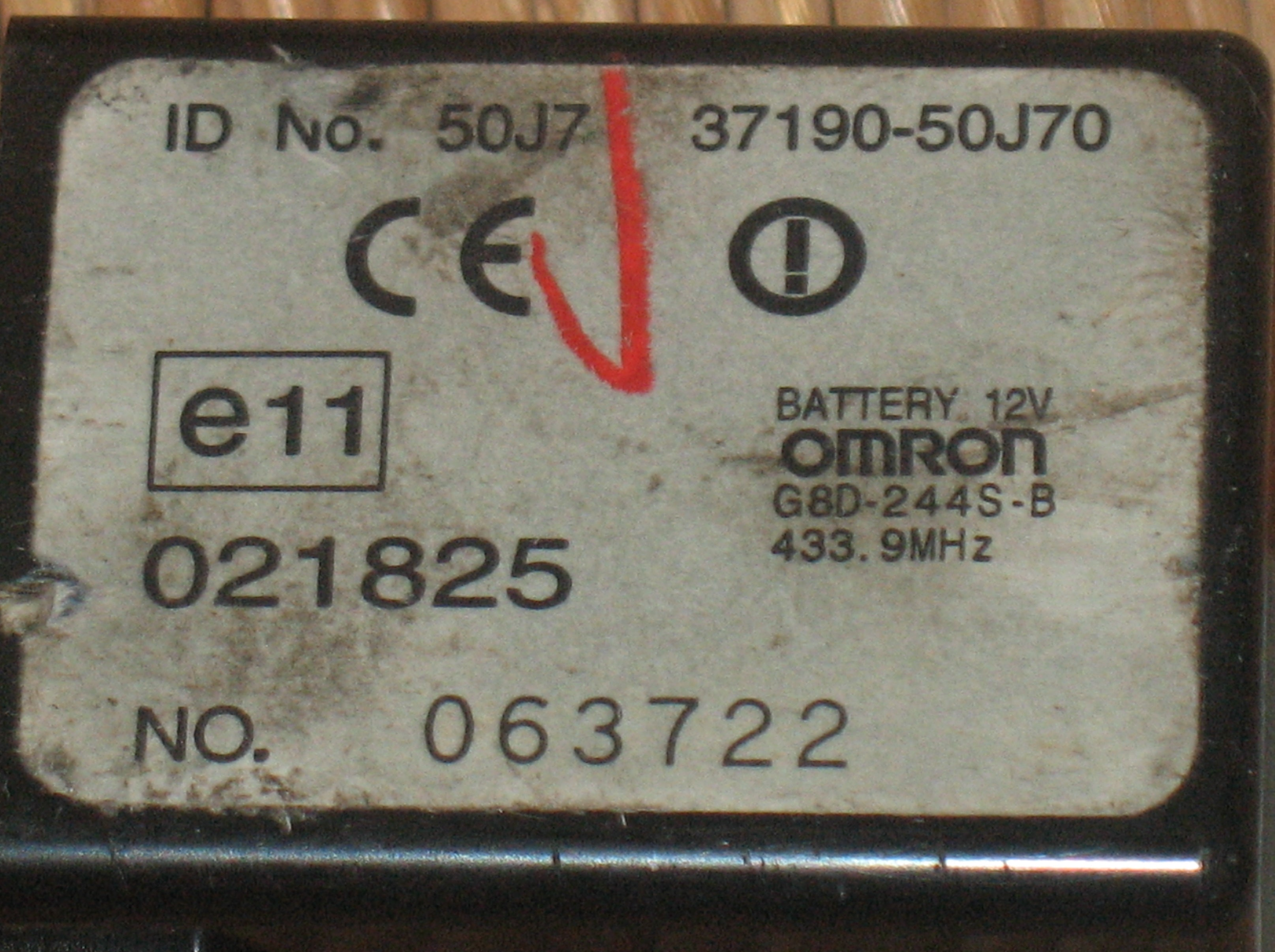 37190-50J70 MODULO ELETTRONICO 5 PINES 691686 PER SUZUKI GRAND VITARA 5 PUER