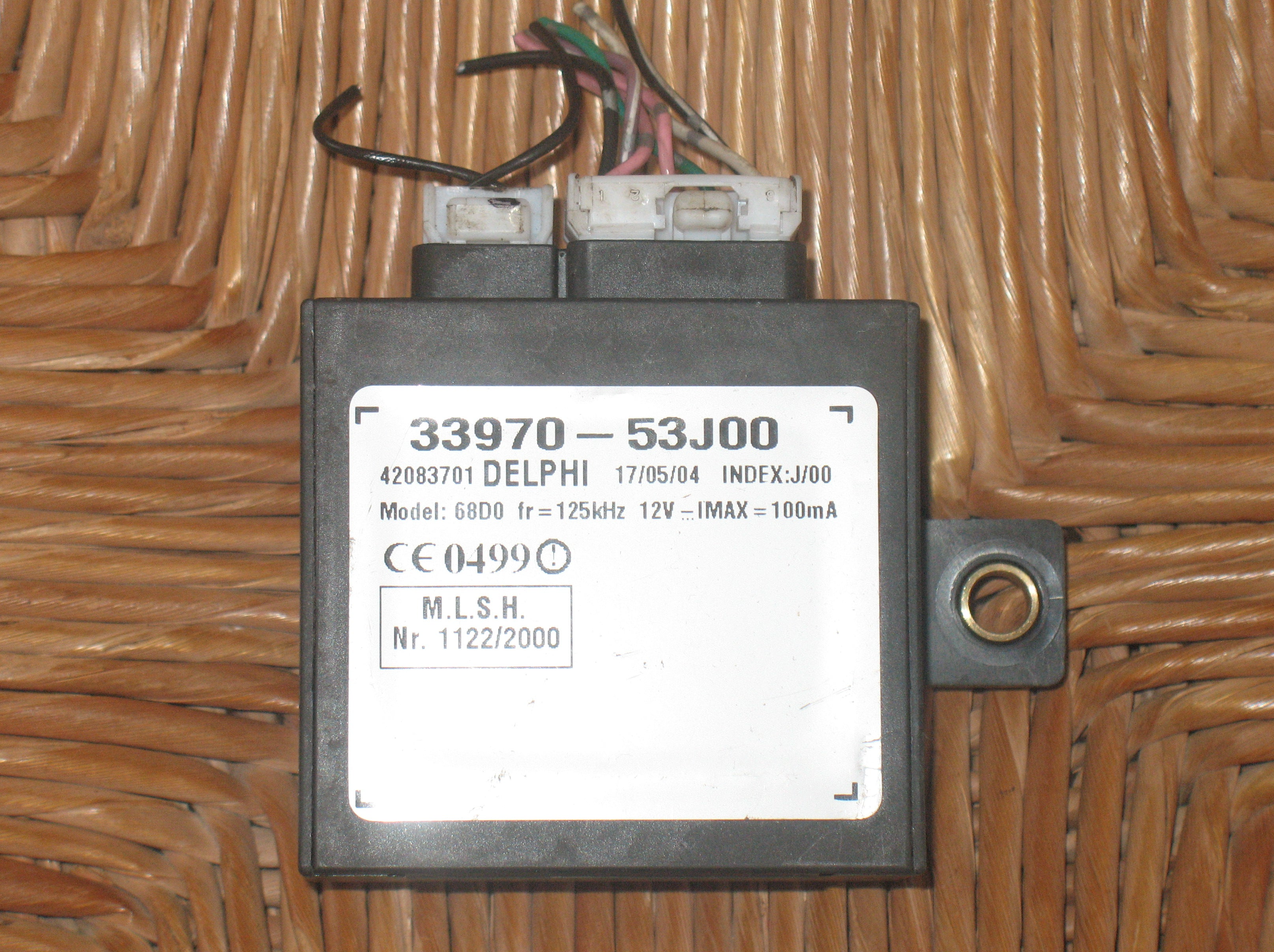 33970-53J00 MODULO ELETTRONICO DELPHI 42083701 691685 PER SUZUKI GRAND VIT