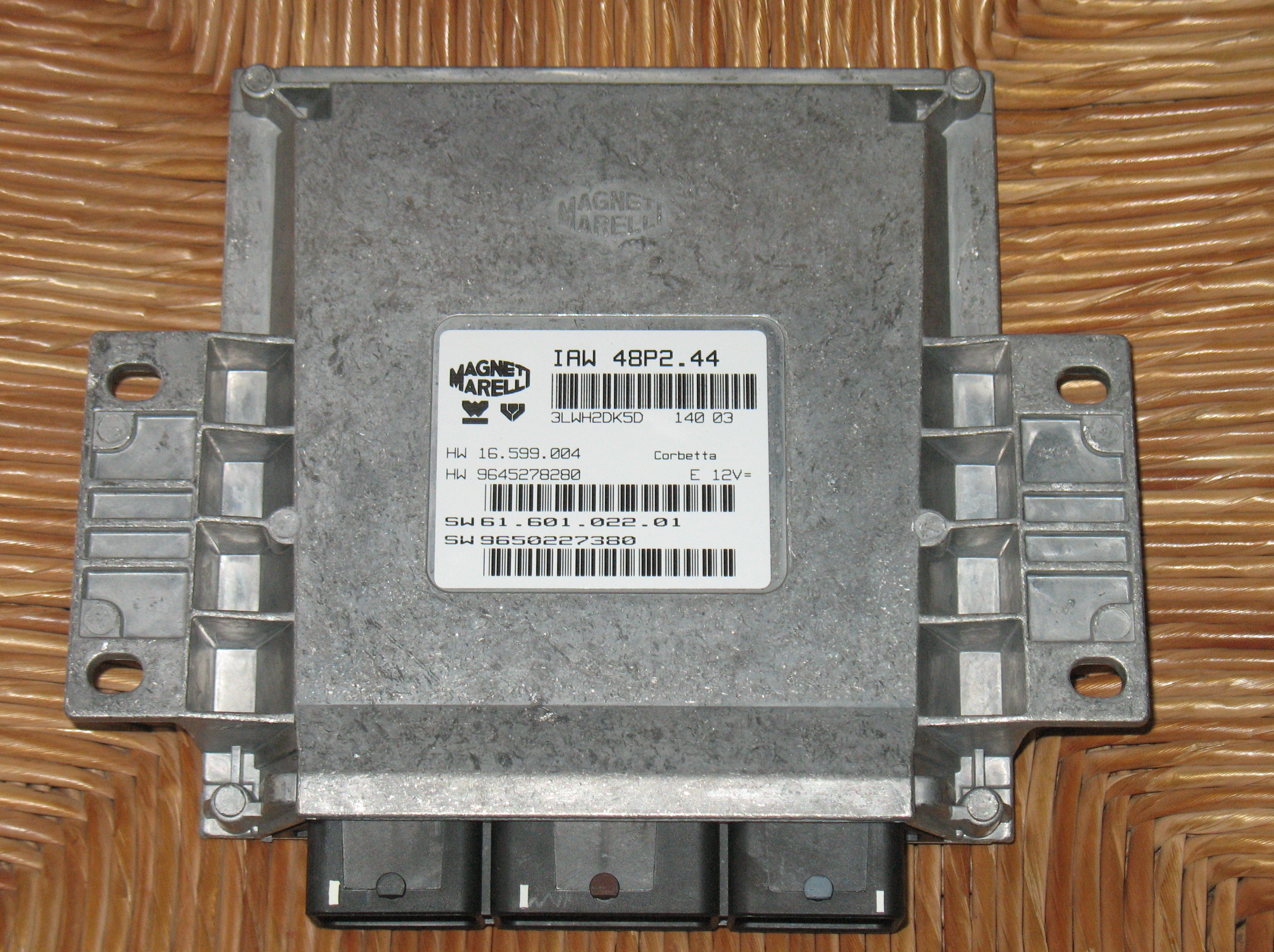 ECU CENTRALINA MOTORE DUCATO JUMPER BOXER IAW 48P2.44 IAW48P2.44 48P2.44. HW 16.599.004 HW16599004 HW 9645278280