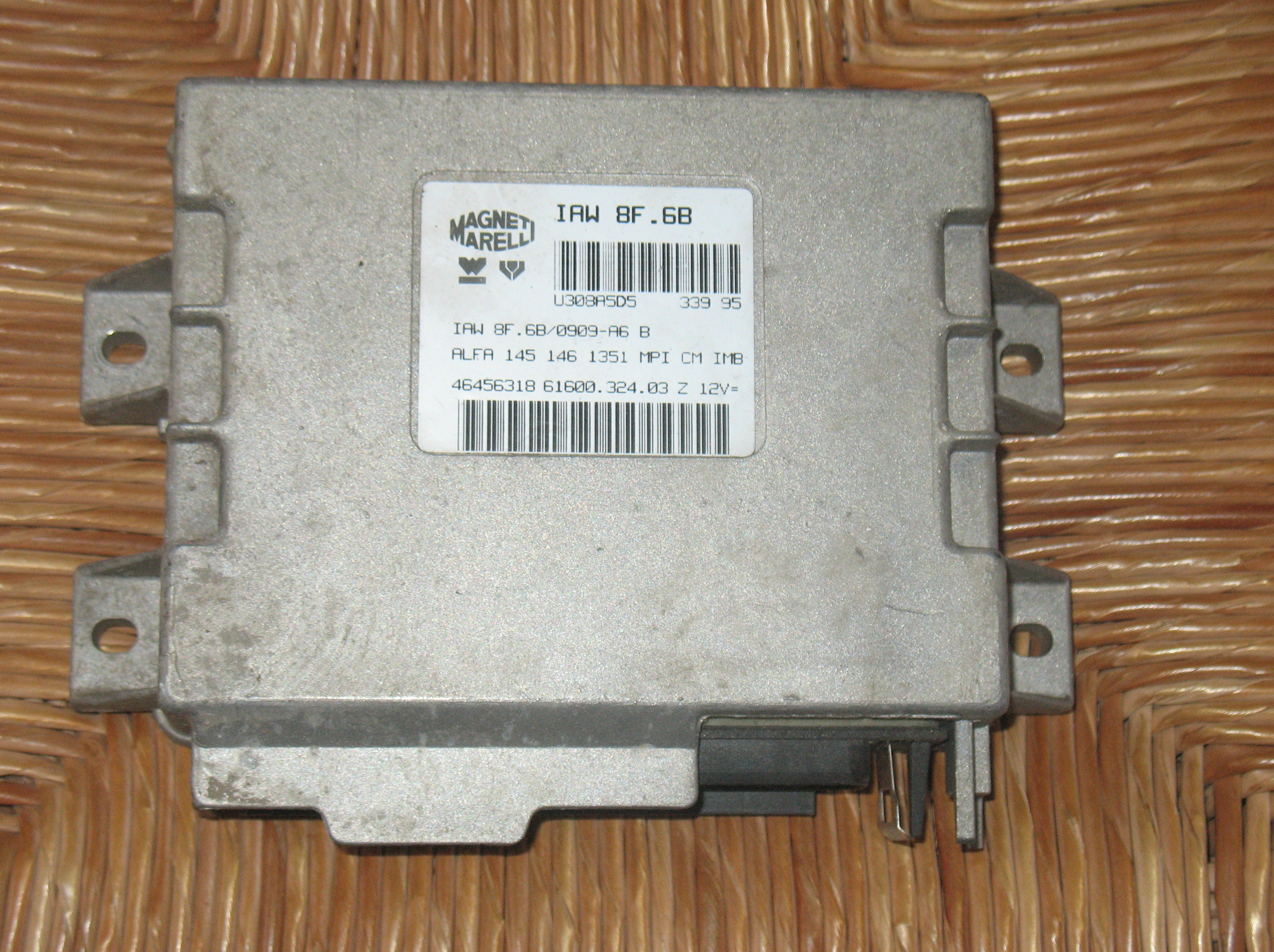 Ecu centralina motore MAGNETI MARELLI IAW 8F.6B 61600.312.02 ALFA ROMEO 145 146 1.3i 46439053