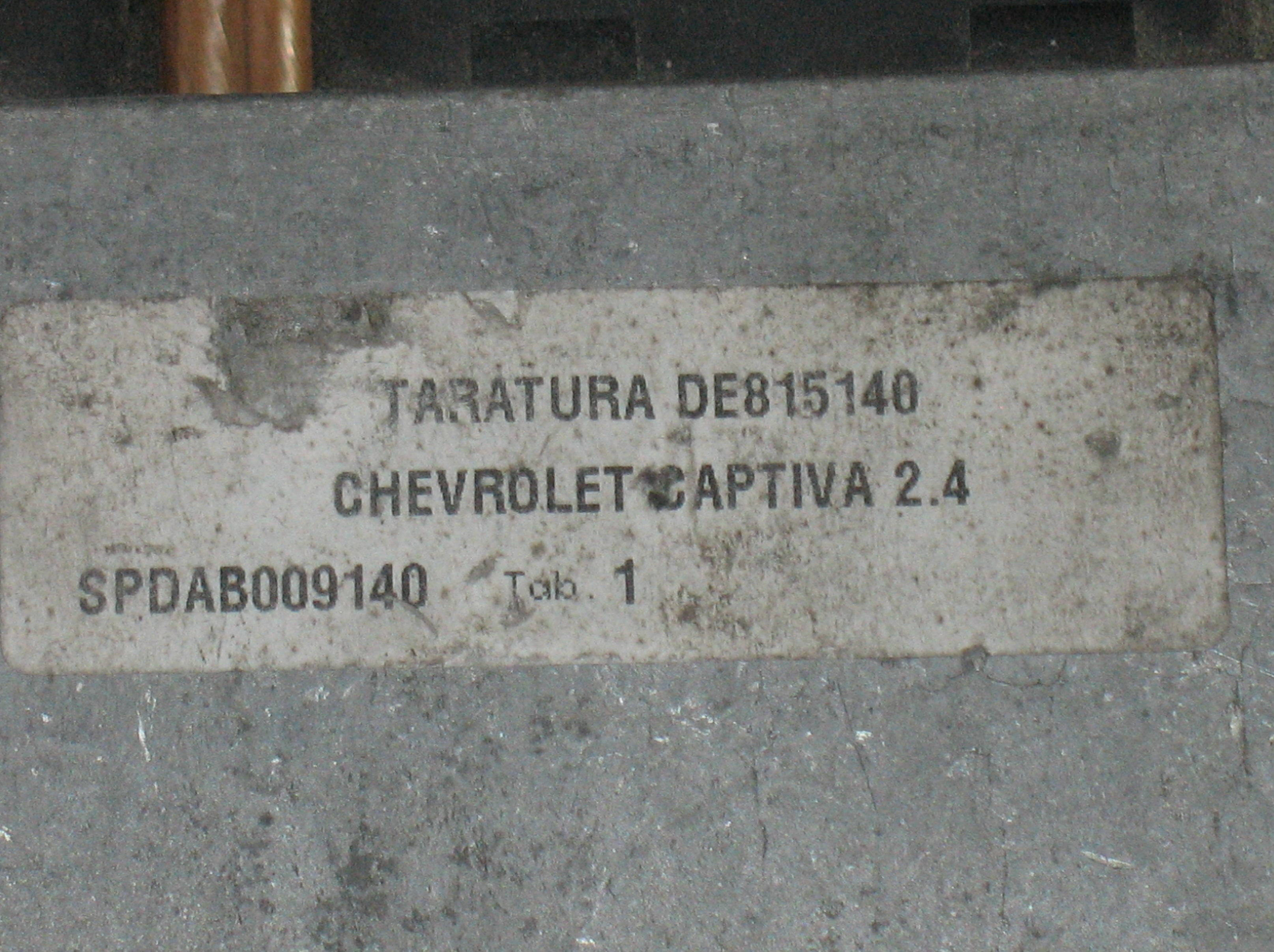 DE815140 CENTRALINA GPL BRC SEQUENT PLUG&DRIVE FLY SF CHEVROLET CAPTIVA 2.4 LPG