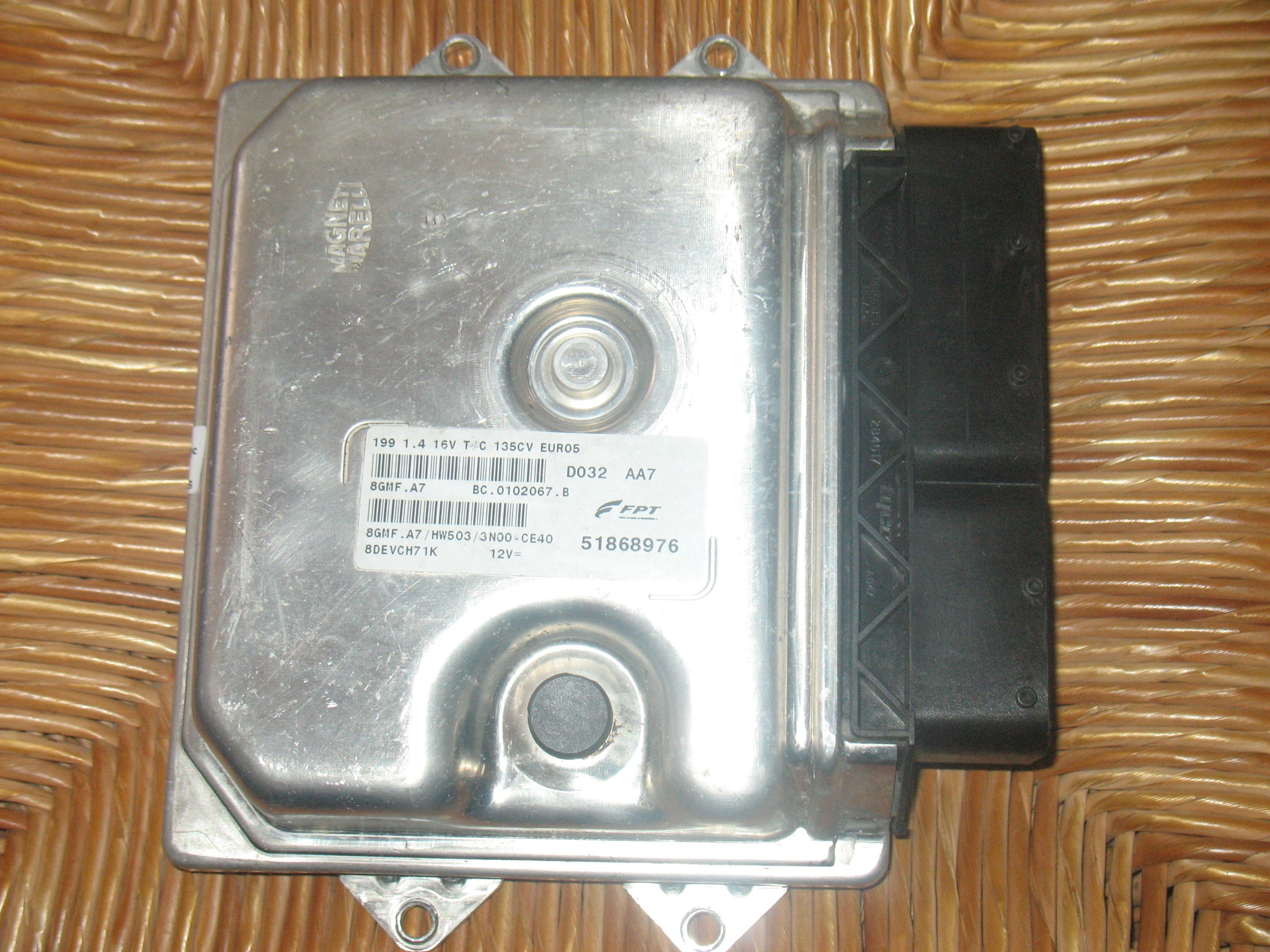 51868976 BC.0102067.B 8GMF.A7 Fiat FPT HW503 Magneti Marelli FIAT PUNTO EVO EUR05