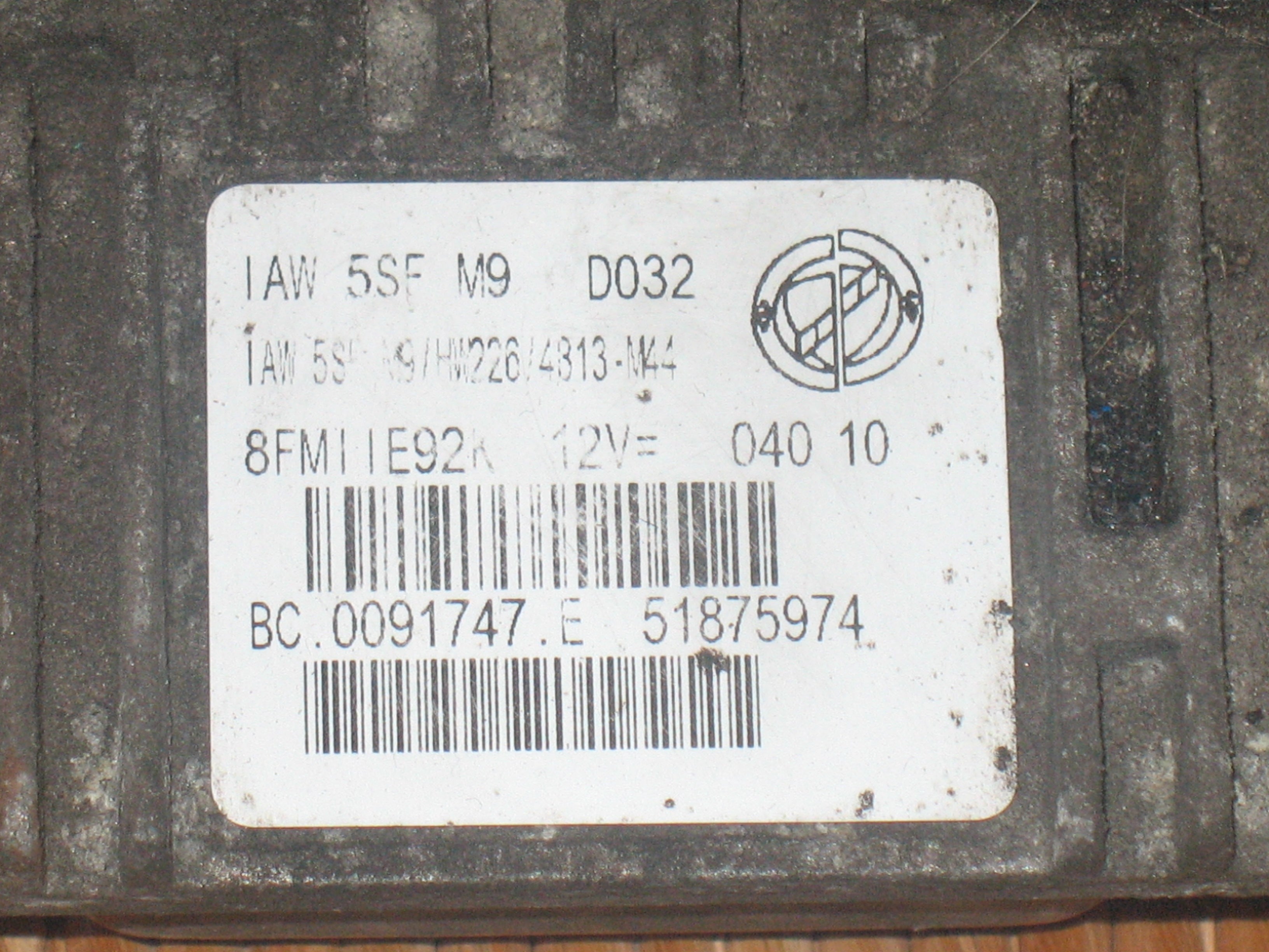 CENTRALINA INIEZIONE MOTORE LANCIA Y 1.4 12v 51875974 IAW 5SF.M9 HW226 4813-M44