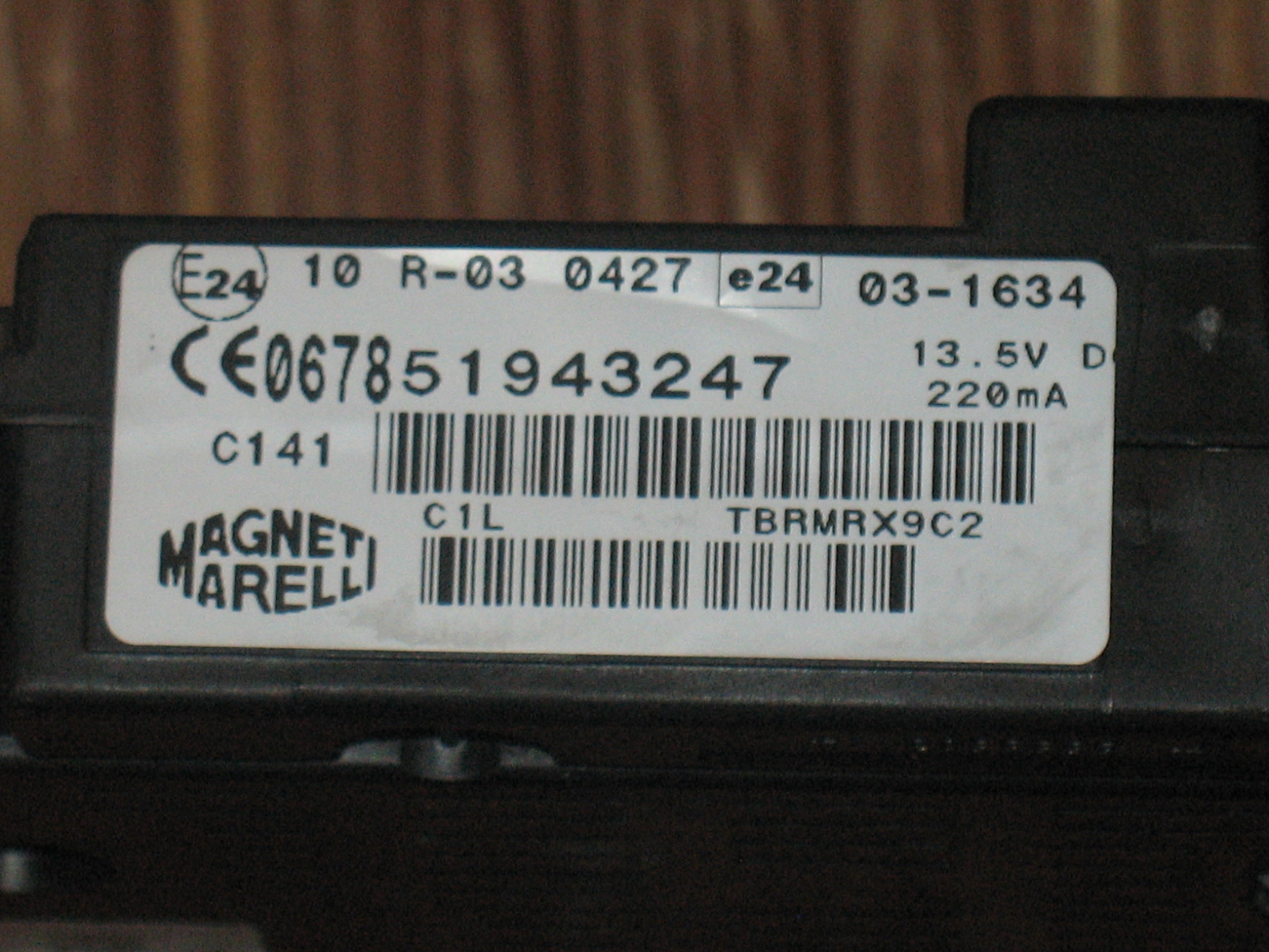 51943247 Fiat 500 1.2 - 1.4 Centralina ECU Modulo di controllo Comfort Blue&Me