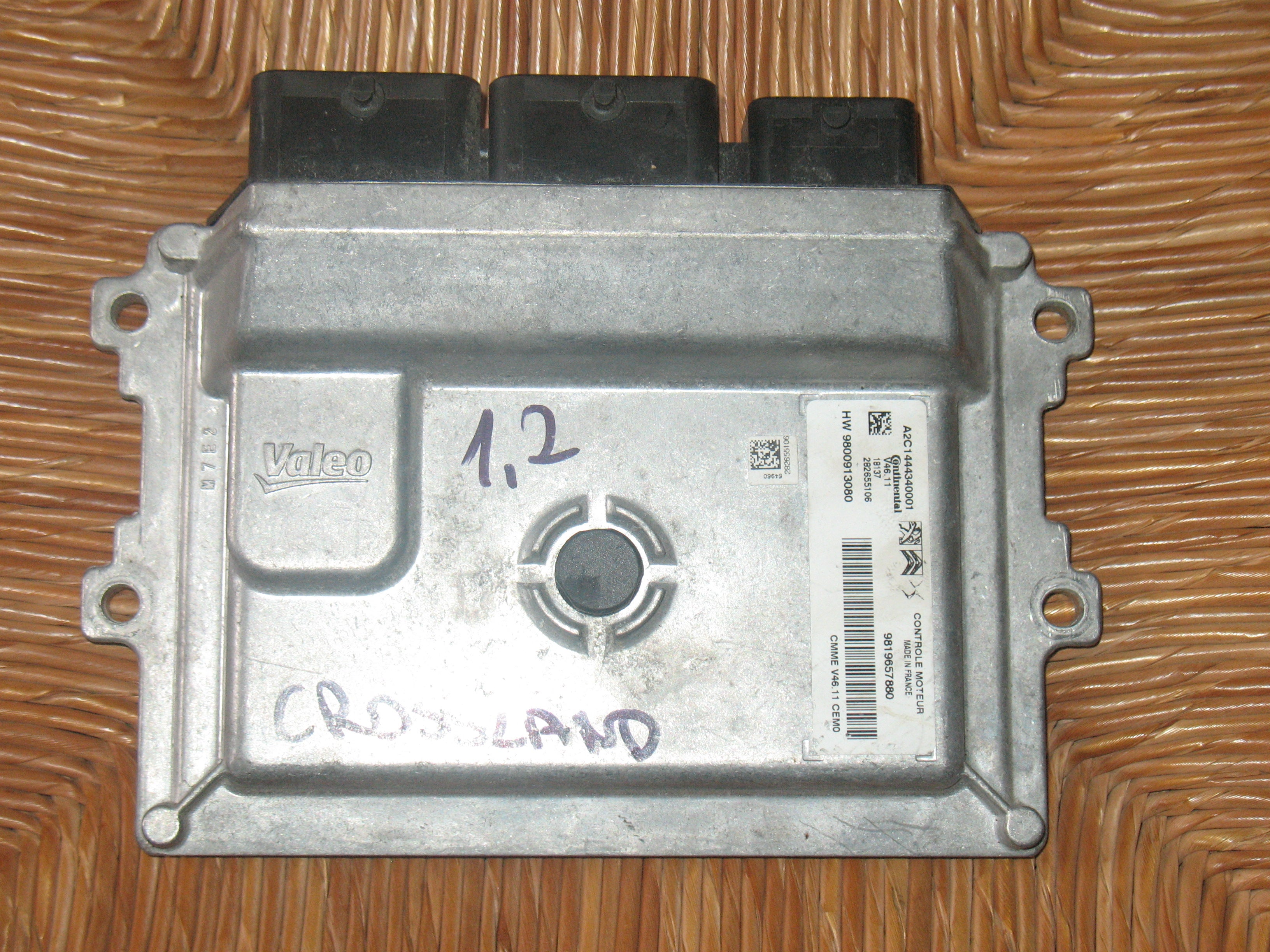 Valeo CMME V46.11 CEMO Continental HW 9800913080 9819657880 Valeo V46.11. Peugeot 208