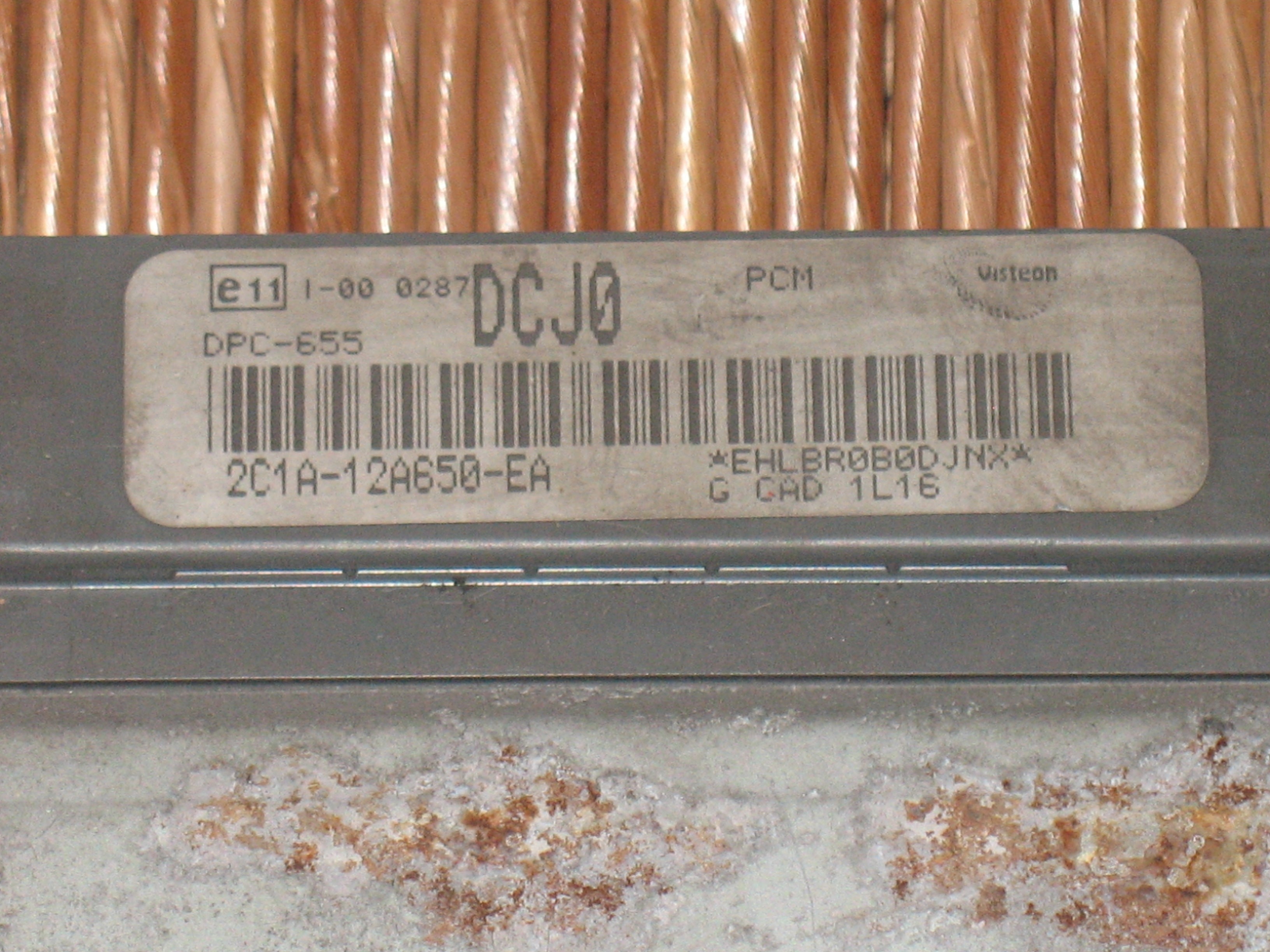 ECU CENTRALINA MOTORE FORD TRANSIT 2C1A-12A650-EA 2C1A12A650EA DCJ0 DPC-655