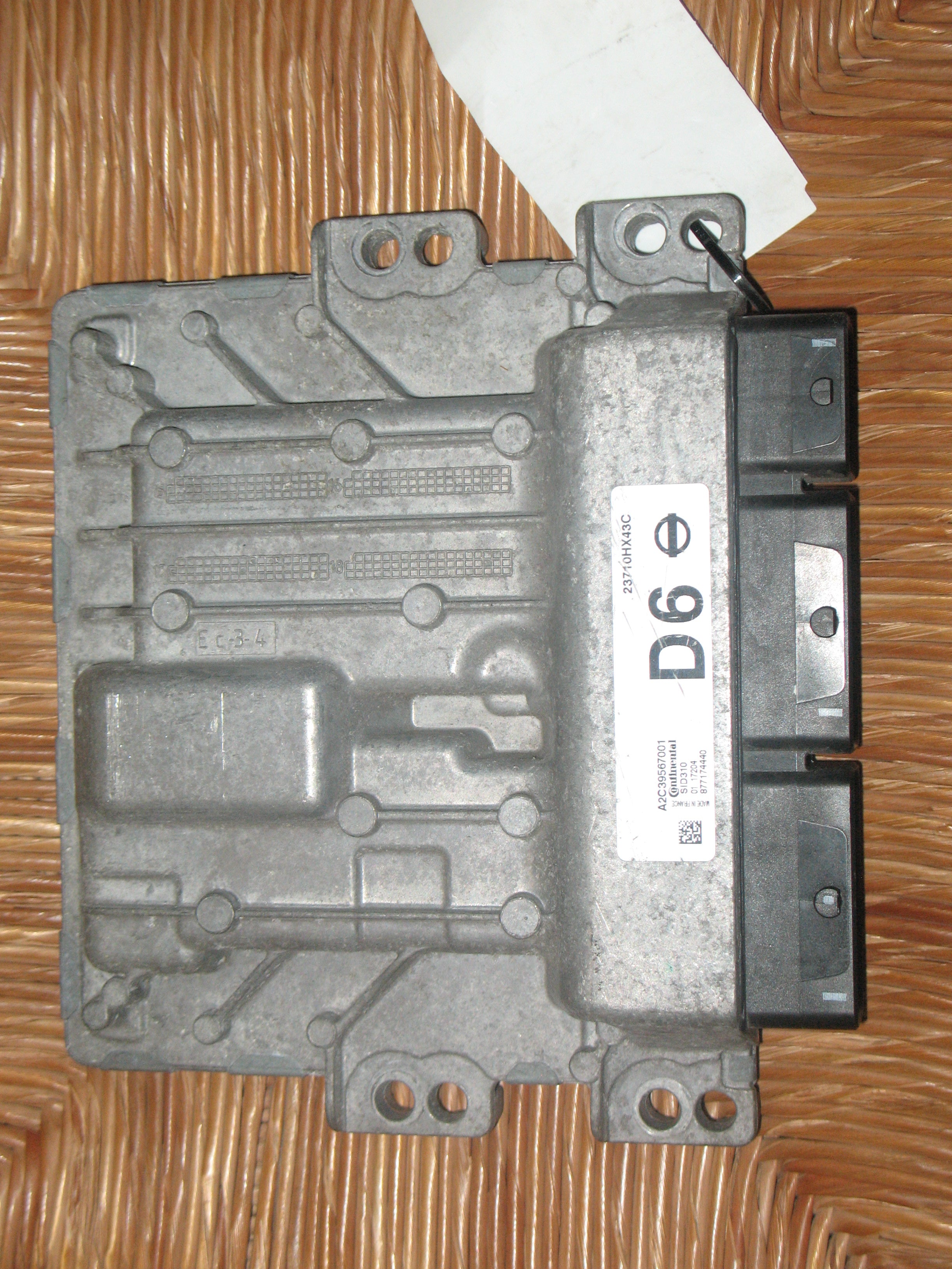 NISSAN QASHQAI 1.5DCI 2017 CENTRALINA MOTORE RHD 23710HX43C A2C39567001