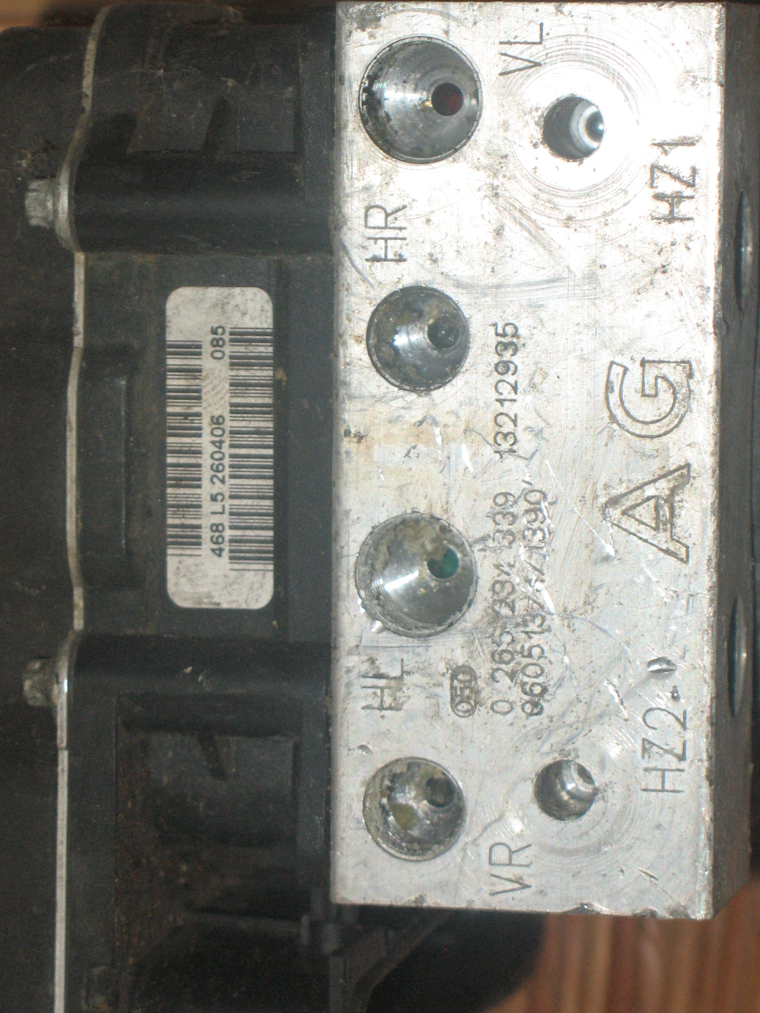 ABS CENTRALINA POMPA OPEL MERIVA BOSCH 0265234339 13212935 0265950475