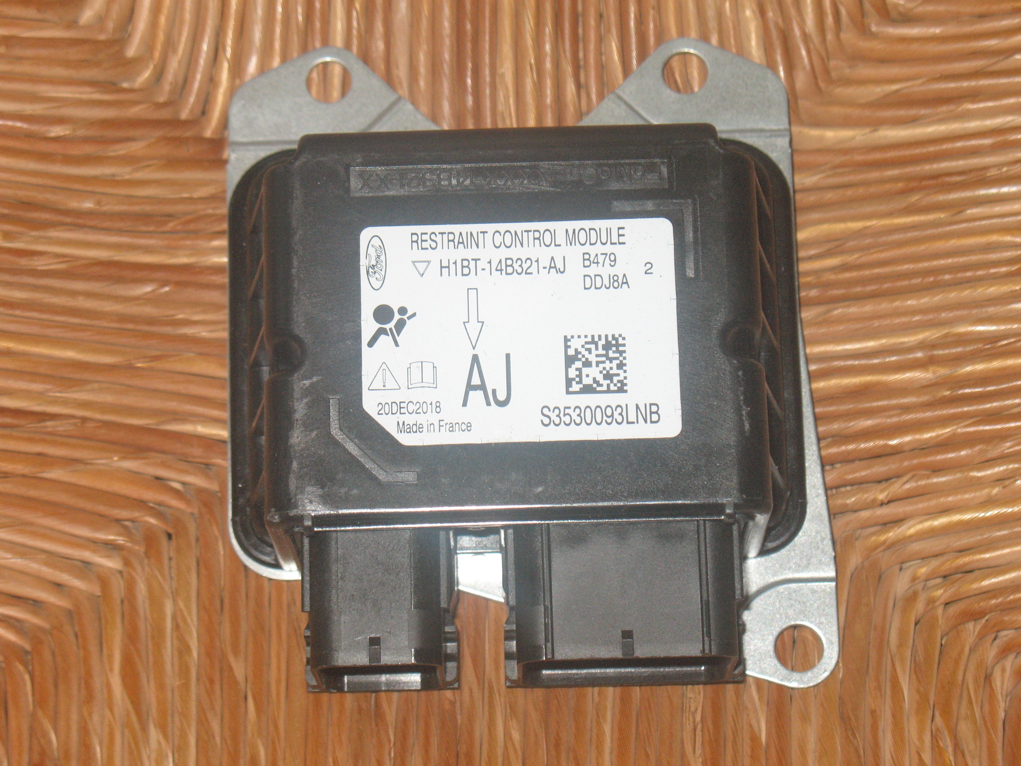 Centralina Airbag Ford Fiesta 7 Berlina 1.0 EcoBoost 12V 100 H1BT14B321AJ FORD  H1BT-14B321-AJ