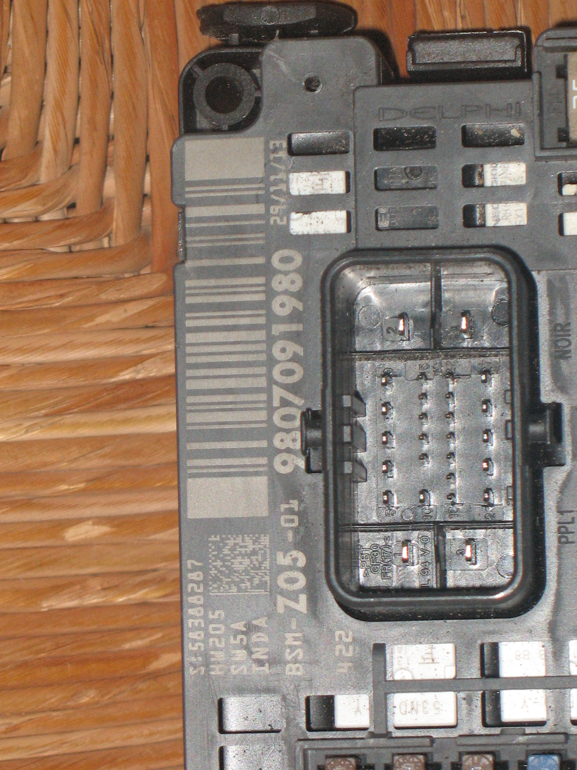 BSM Z05 01 9807091980 CITROEN C4 PICASSO PEUGEOT 308 1.6 HDI