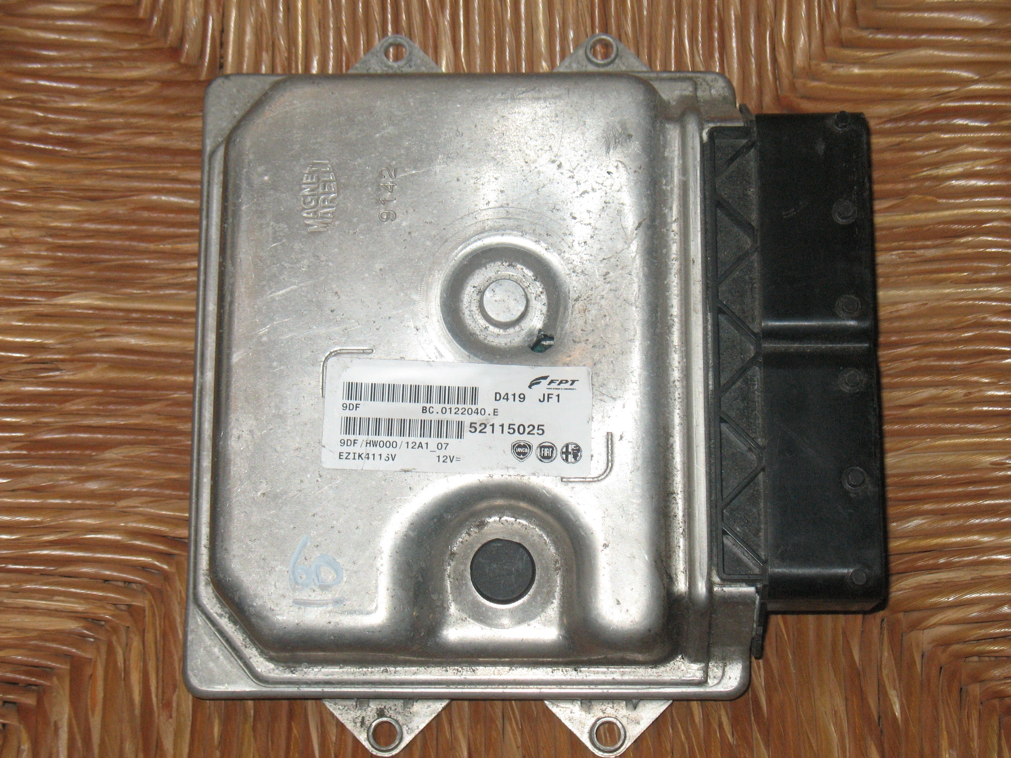 Centralina FIAT ducato mjd 9df hw000 52115025 FIAT DUCATO 3 2.3 MULTIJET 131CV 96KW COD.MOT F1AGL411D