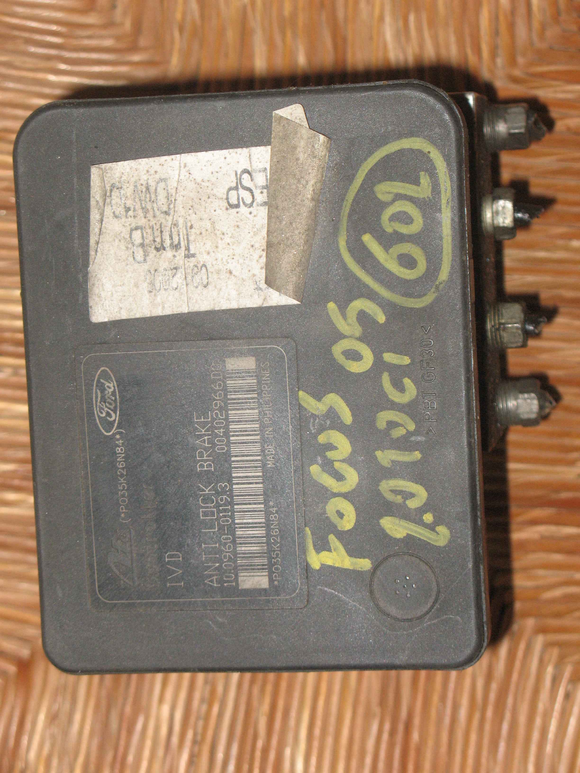 Centralina ABS 3M51-2C405-HB 100206-02164 100960-01193 Mazda 3 Ford Focus C-Max