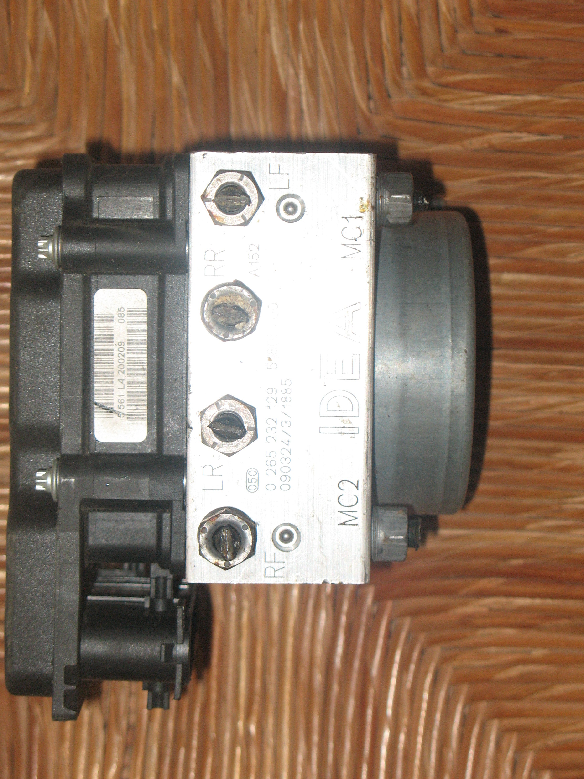 0265232129 BOSCH 0265800725 CENTRALINA GRUPPO ABS LANCIA MUSA