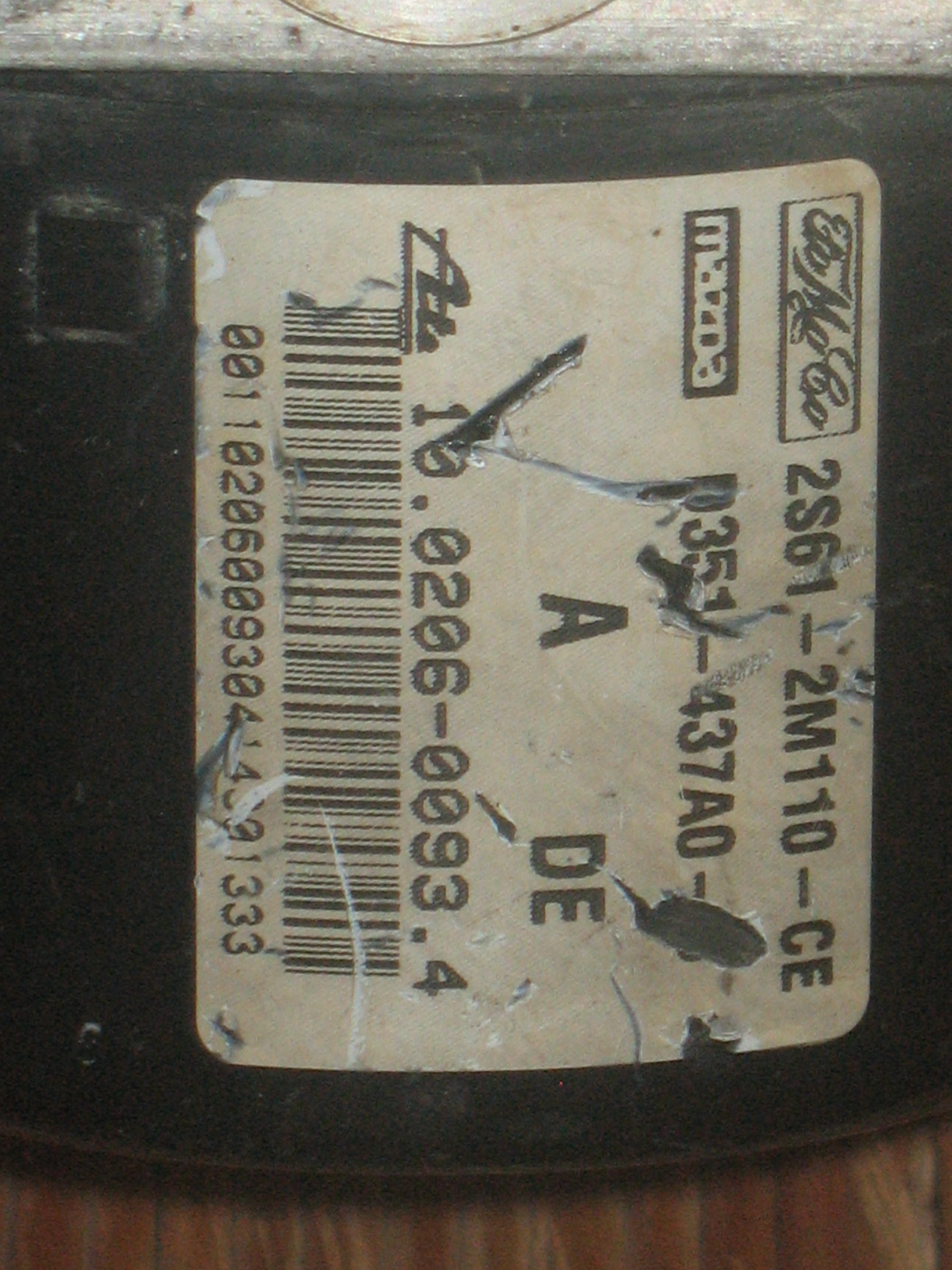 POMPA ABS ATE FOMOCO 2S61-2M110-CE D351-437A0-B 10.0206-0093.4 10.0960-0106.3