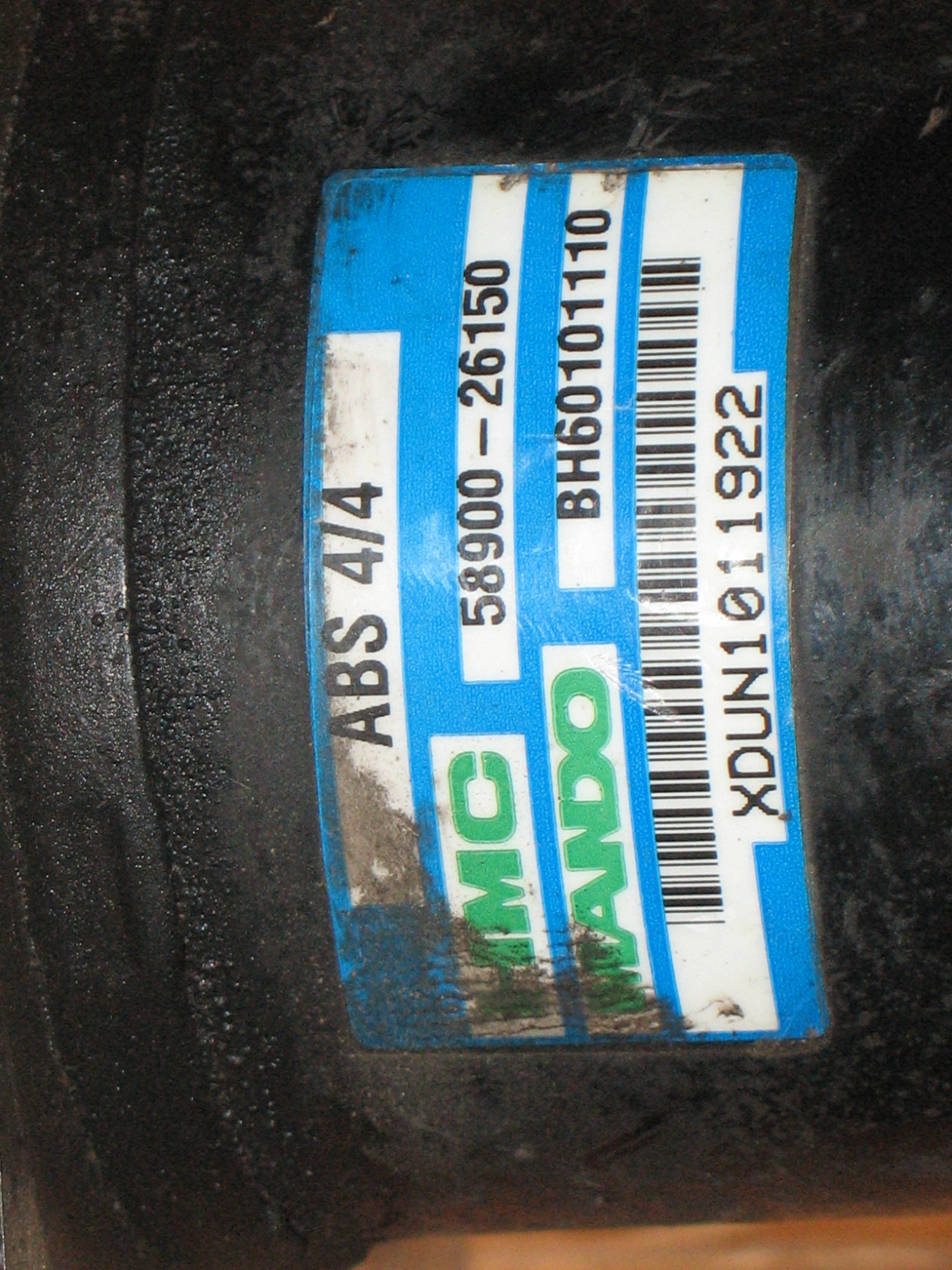 58900-26150 CENTRALINA ABS HYUNDAI Santa Fe 1° Serie 2000 Diesel 83 kW / 113 CV D4EA