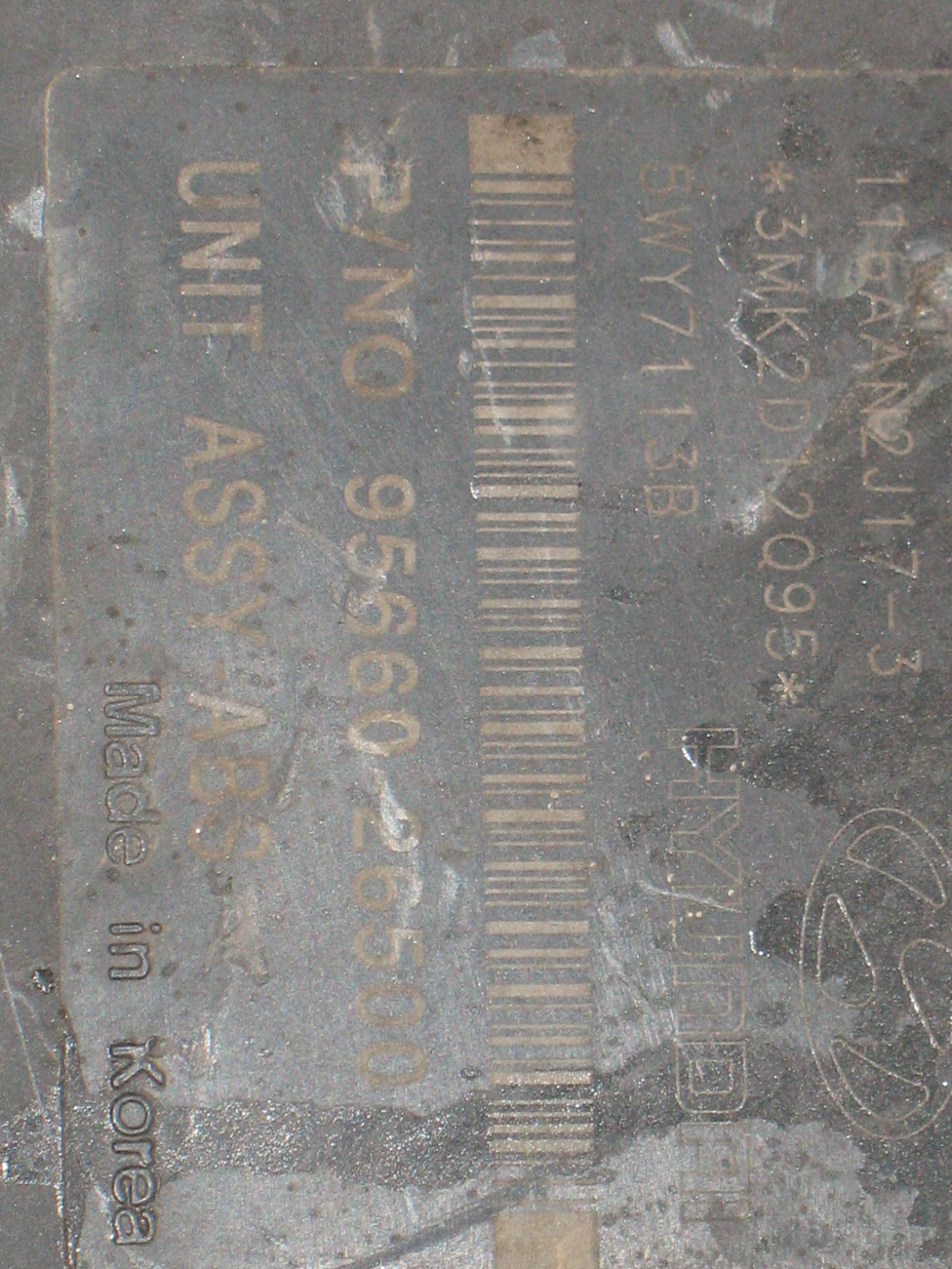 58900-26150 CENTRALINA ABS HYUNDAI Santa Fe 1° Serie 2000 Diesel 83 kW / 113 CV D4EA