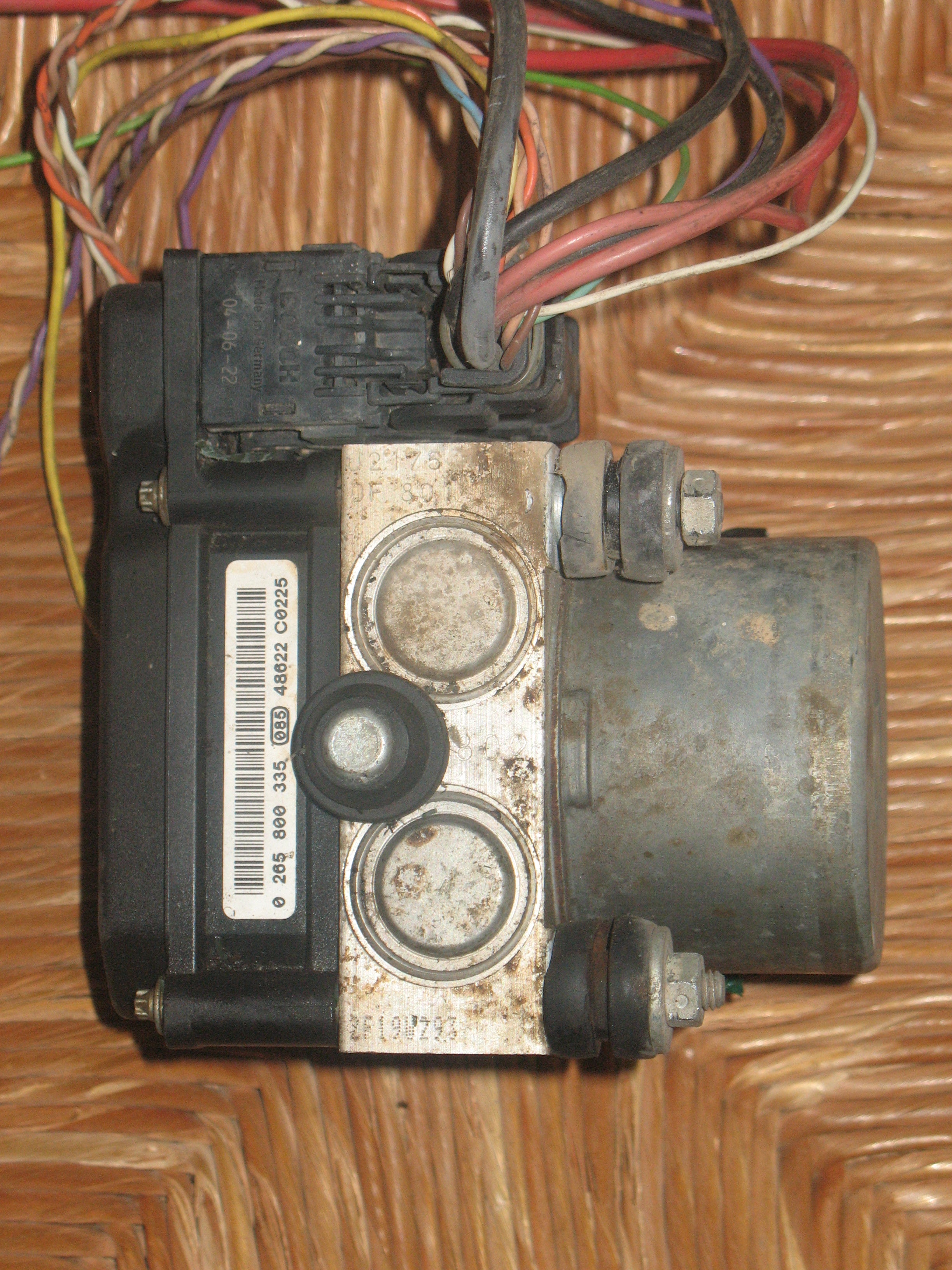 Centralina ABS Modulo Pompa Originale Usato BOSCH RENAULT CLIO 2a Serie 1.2 16V 0265800335