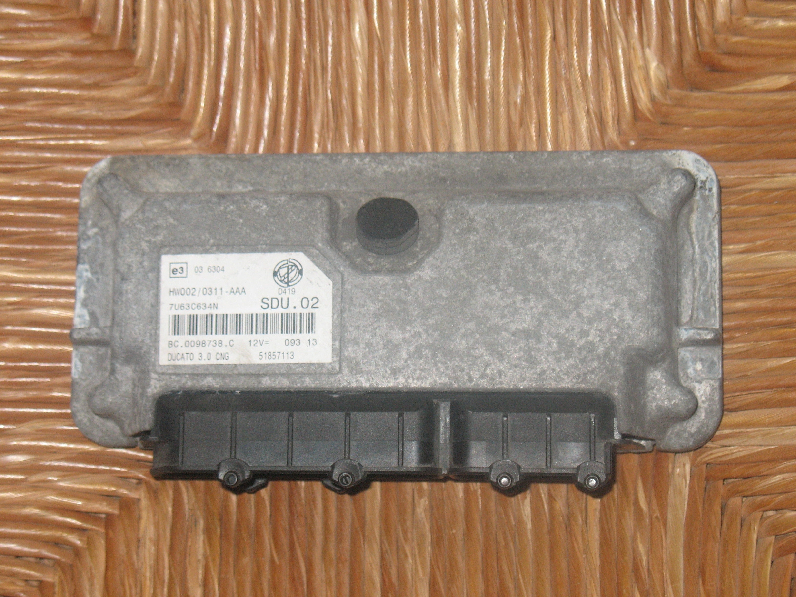 51857113 CENTRALINA MOTORE FIAT Ducato 5° Serie 2012 HW002/0311-aaa BC.0098738.C