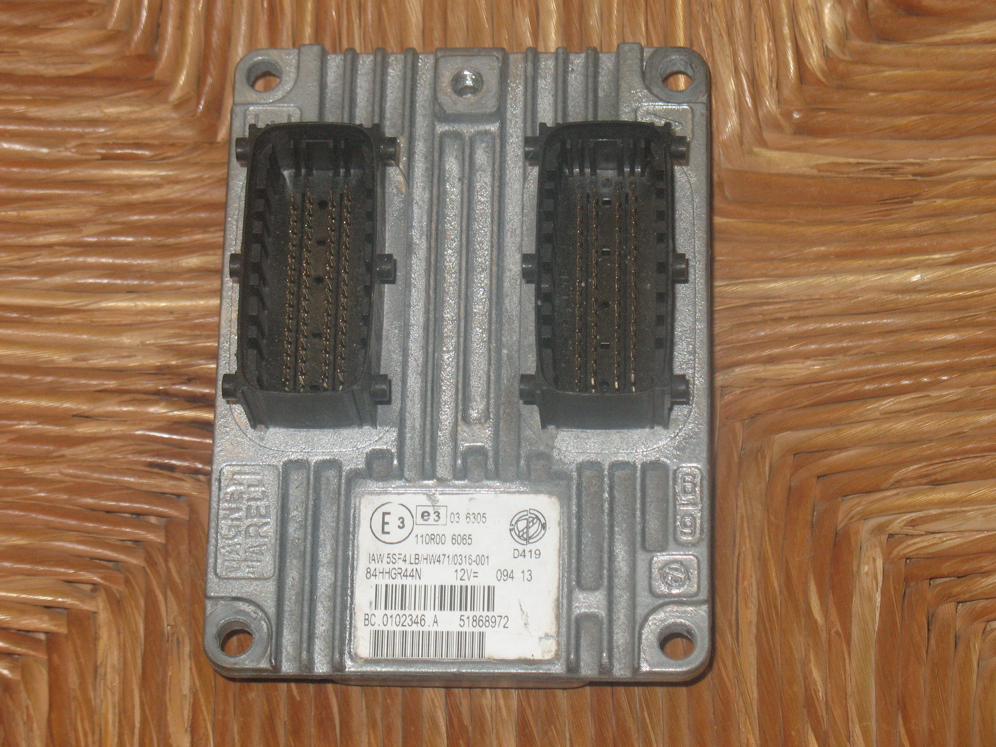 IAW5SF FIAT 51868972 MAGNETI MARELLI BC.0102346A IAW5SF4.LB HW471