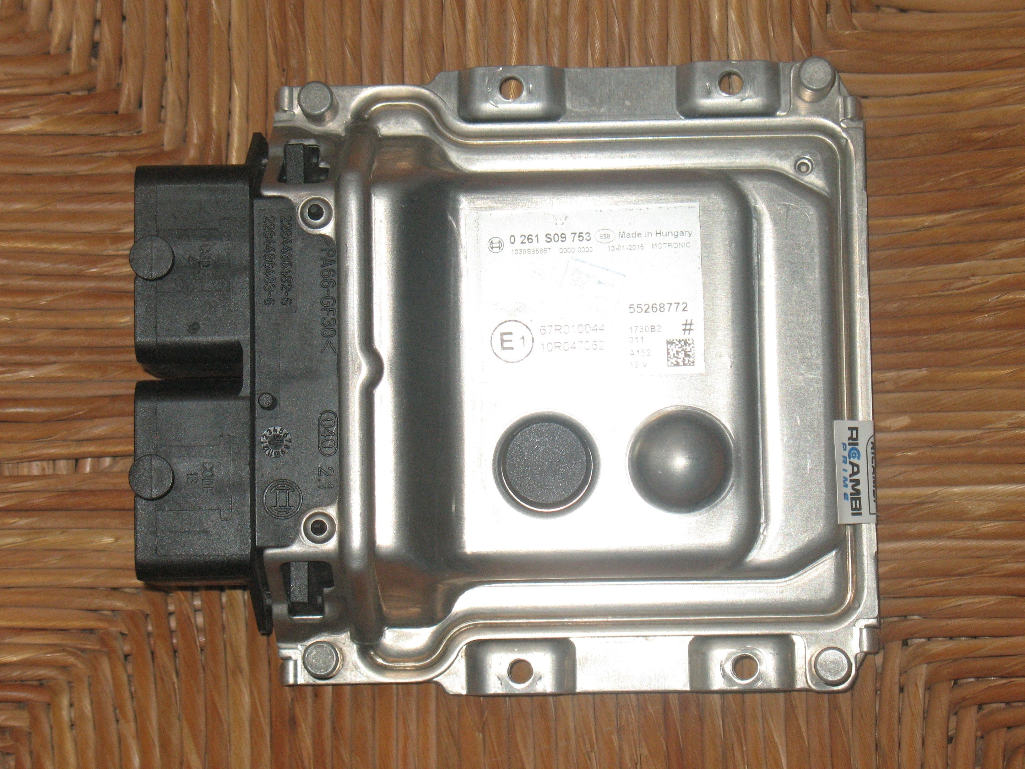 ecu FIAT 500 L Serie (351_352) 55268772 0261S09753 940B700 1459968 ME 17.3.0