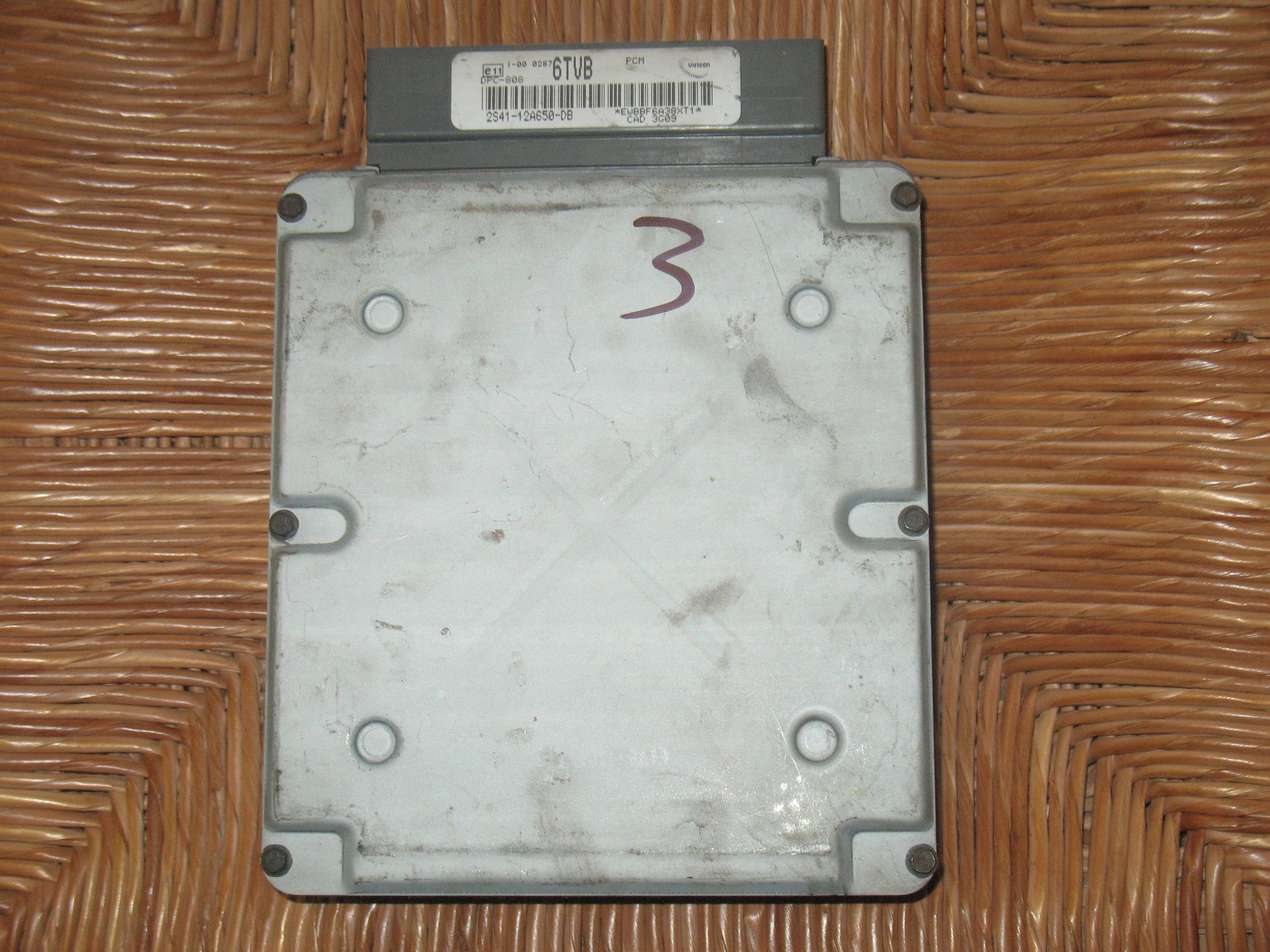 Ford Focus centralina 2S41-12A650-DB 6TVB FORD TRANSIT ECU Code DPC-808 CAD 3G03