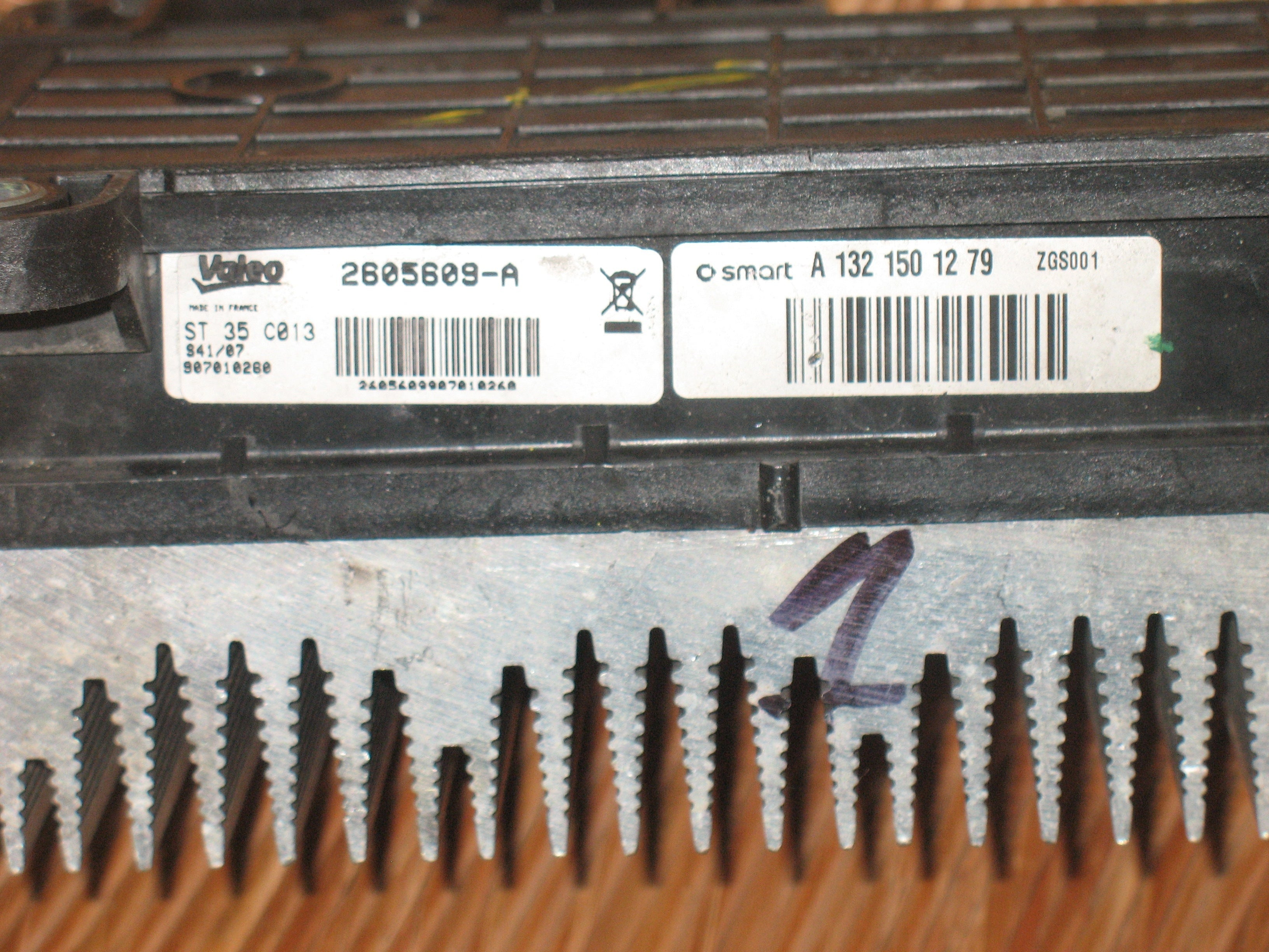 ECU CENTRALINA START STOP SMART FORTWO VALEO 2605609A 2605609-A A1321501279 A 132 150 12 79 907010280