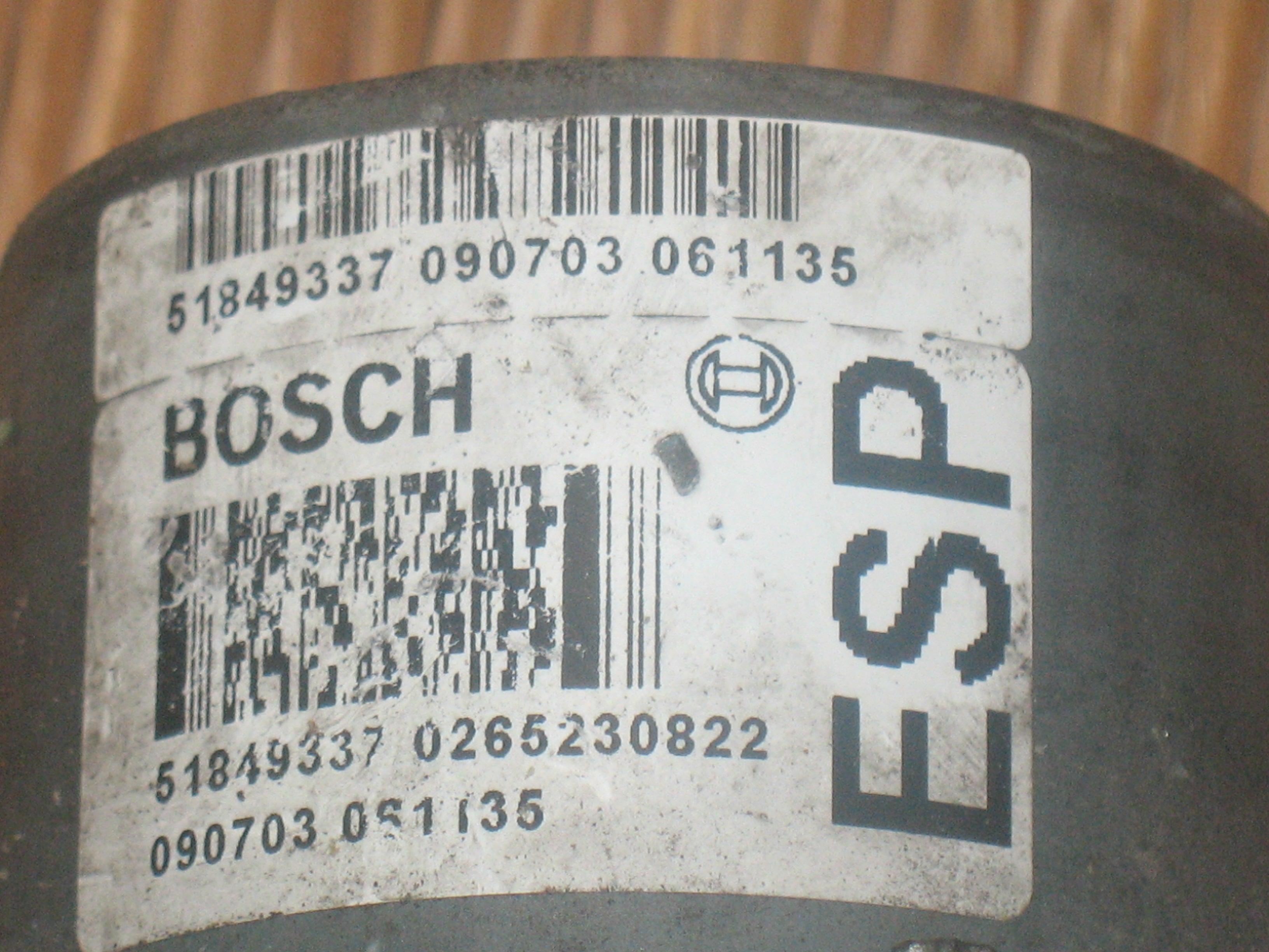 51849337 CENTRALINA POMPA AGGREGATO ABS FIAT 500 1.2 51KW 3P B 5M RICAMBIO USATO 0265230822 0265951345