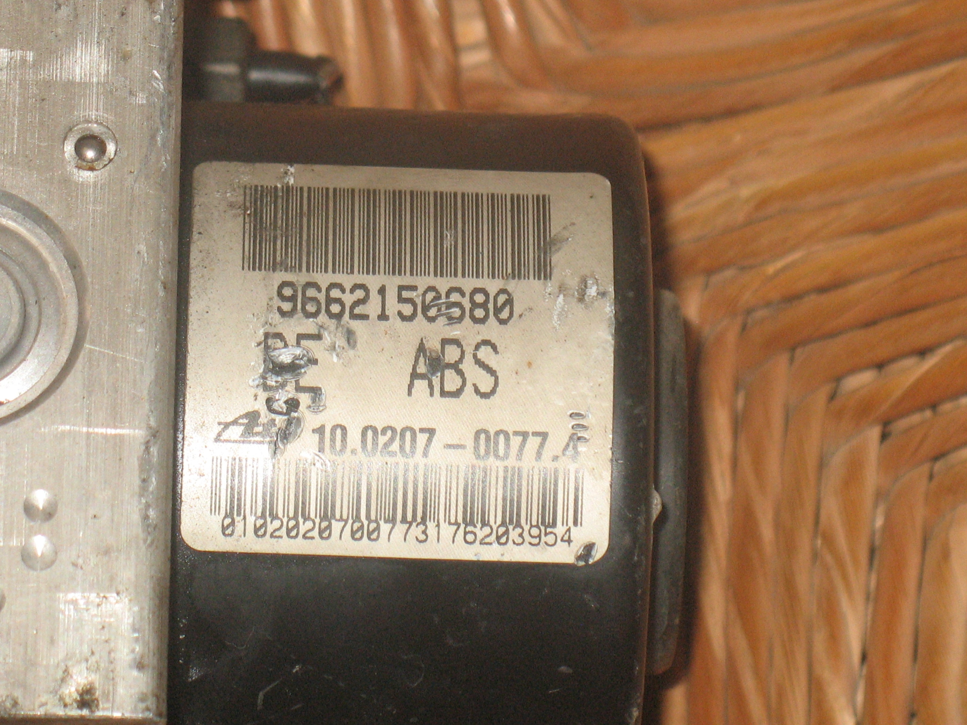 Abs pompa centralina PEUGEOT 9662150680 10.0207-0077.4 10020700774 10.0970-1126.3 10097011263