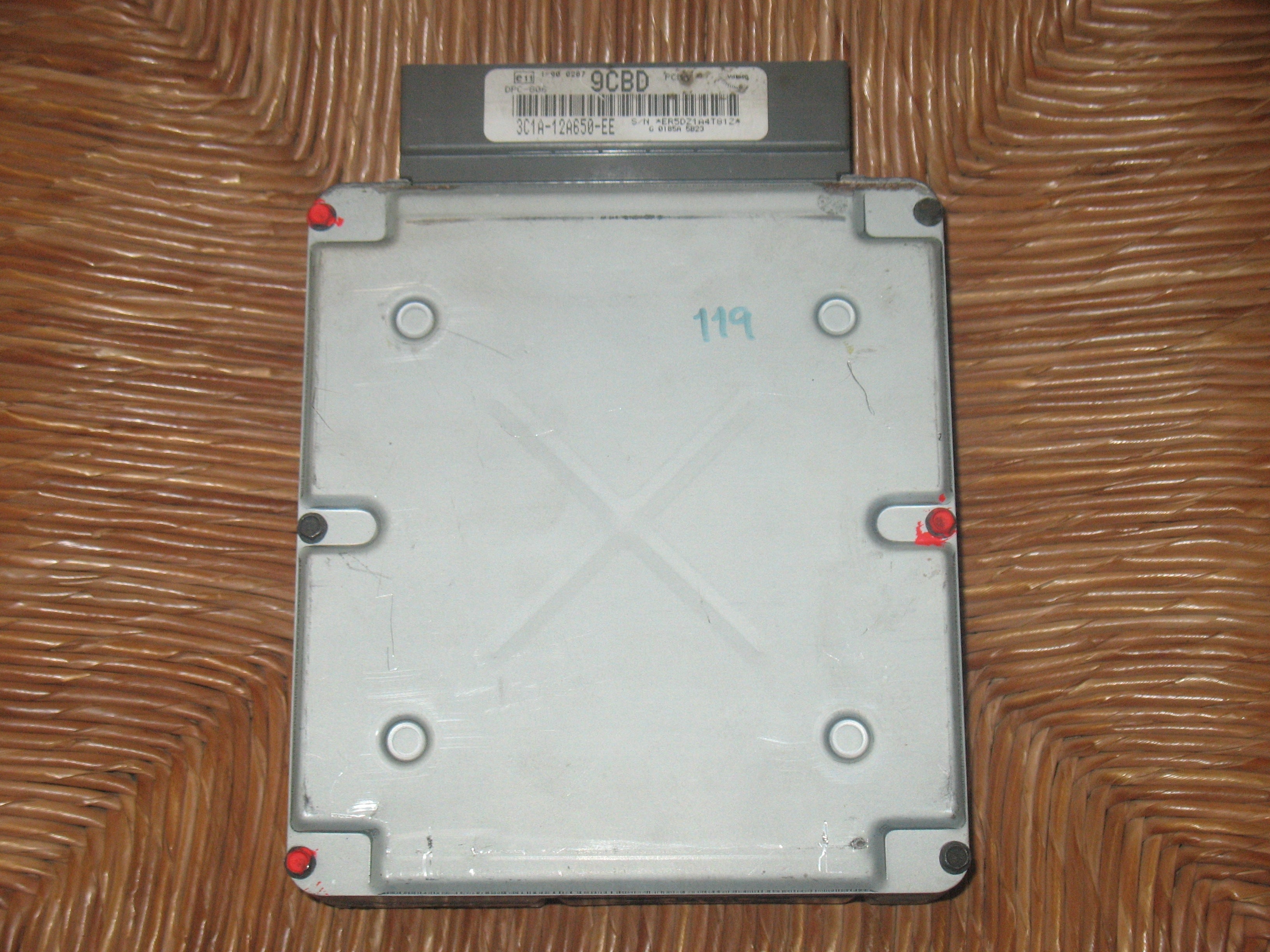 ECU CENTRALINA FORD TRANSIT 3C1A-12A650-EE 3C1A12A650EE 9CBD dpc-806