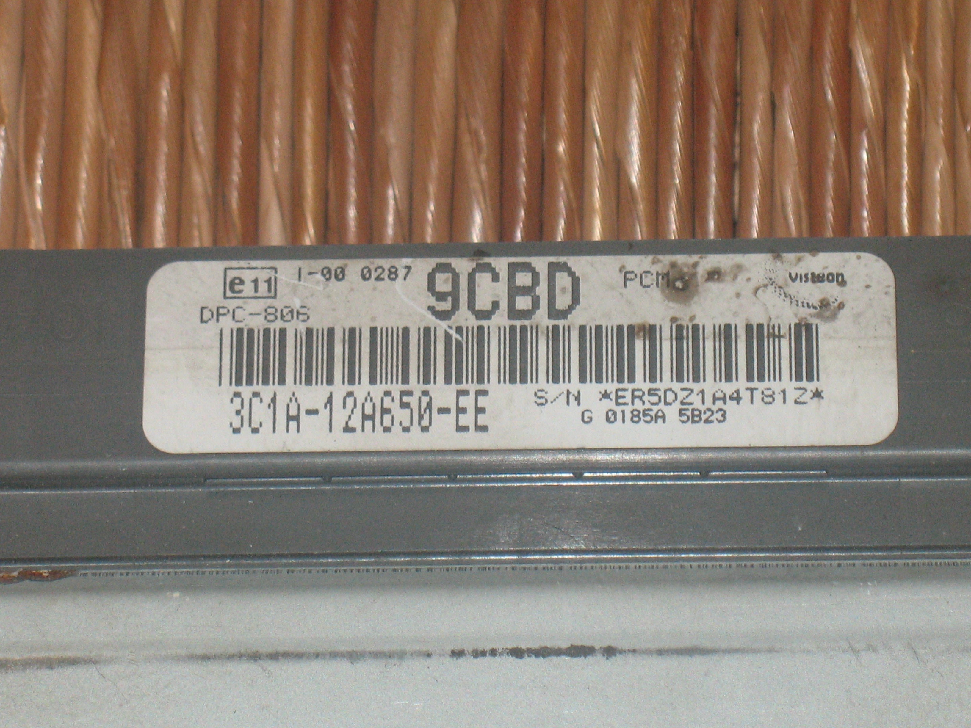 ECU CENTRALINA FORD TRANSIT 3C1A-12A650-EE 3C1A12A650EE 9CBD dpc-806